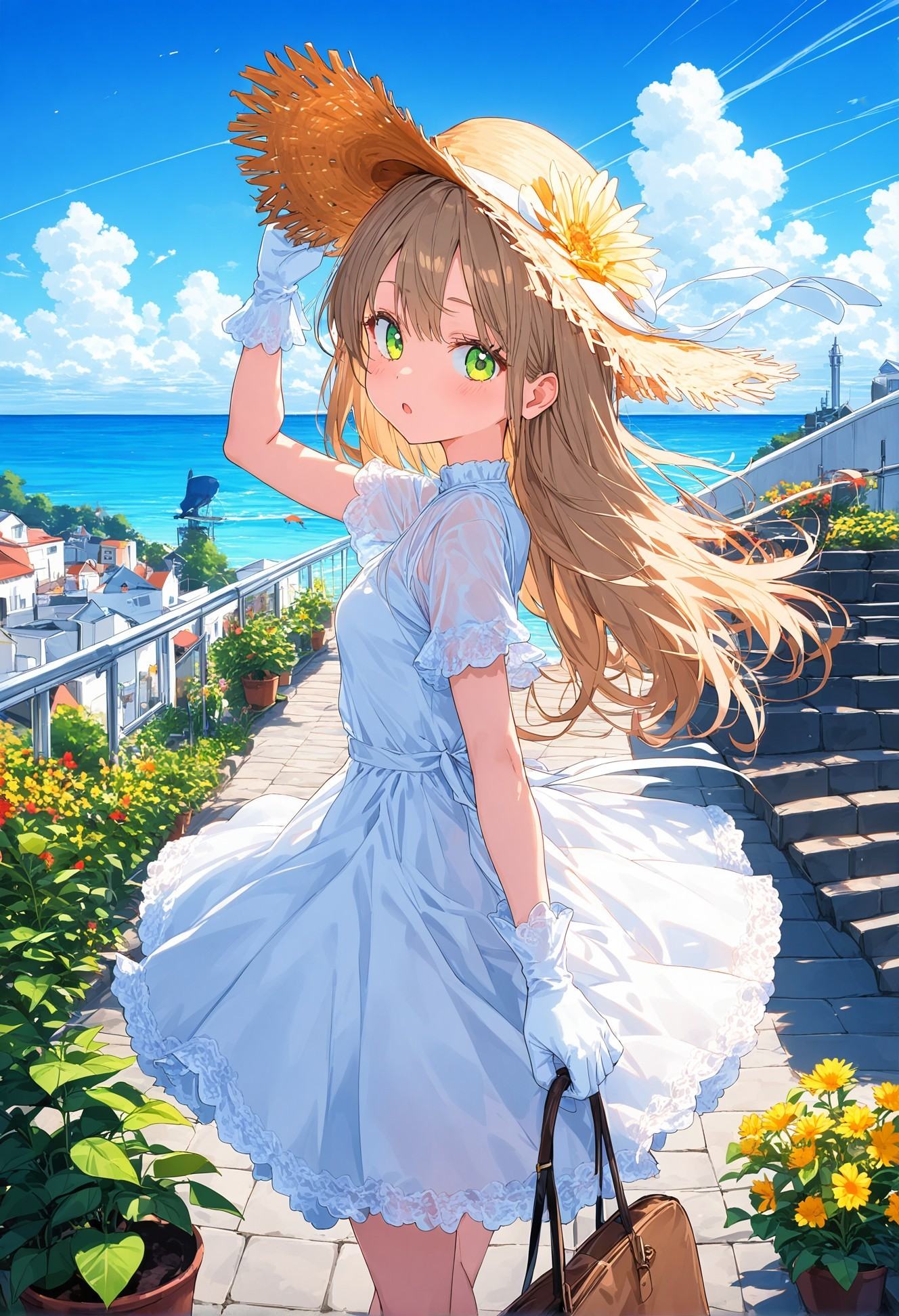 1girl,  original,  outdoors on Tensor.Art