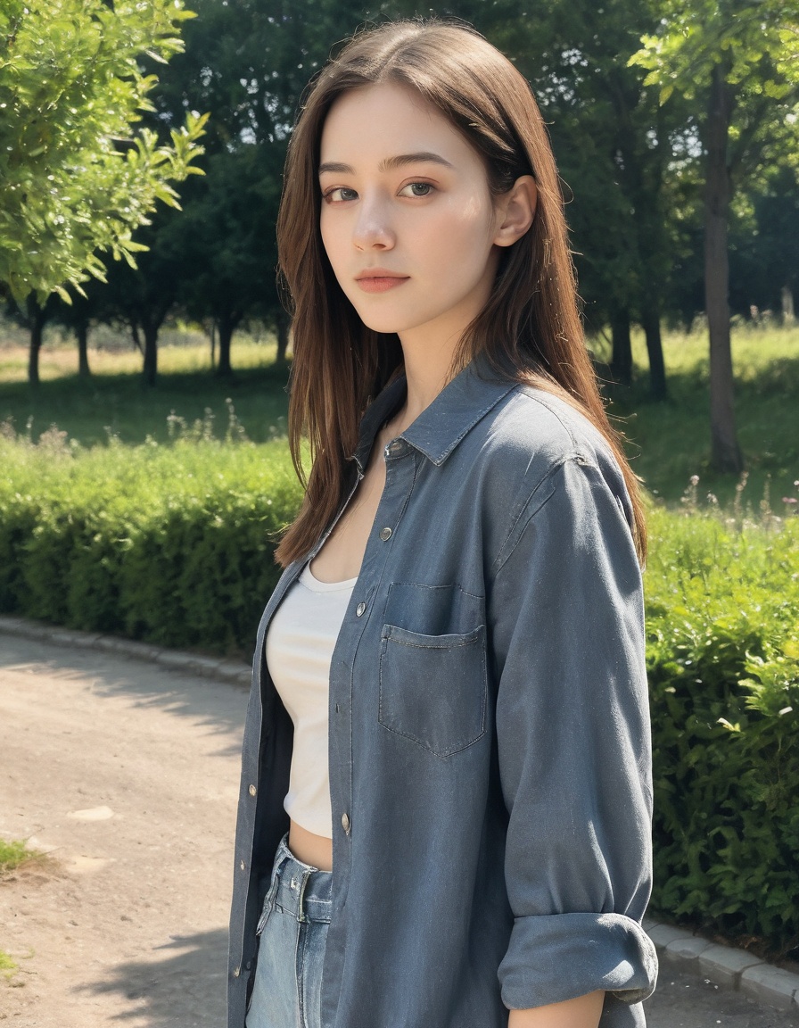 girl,outdoors, 