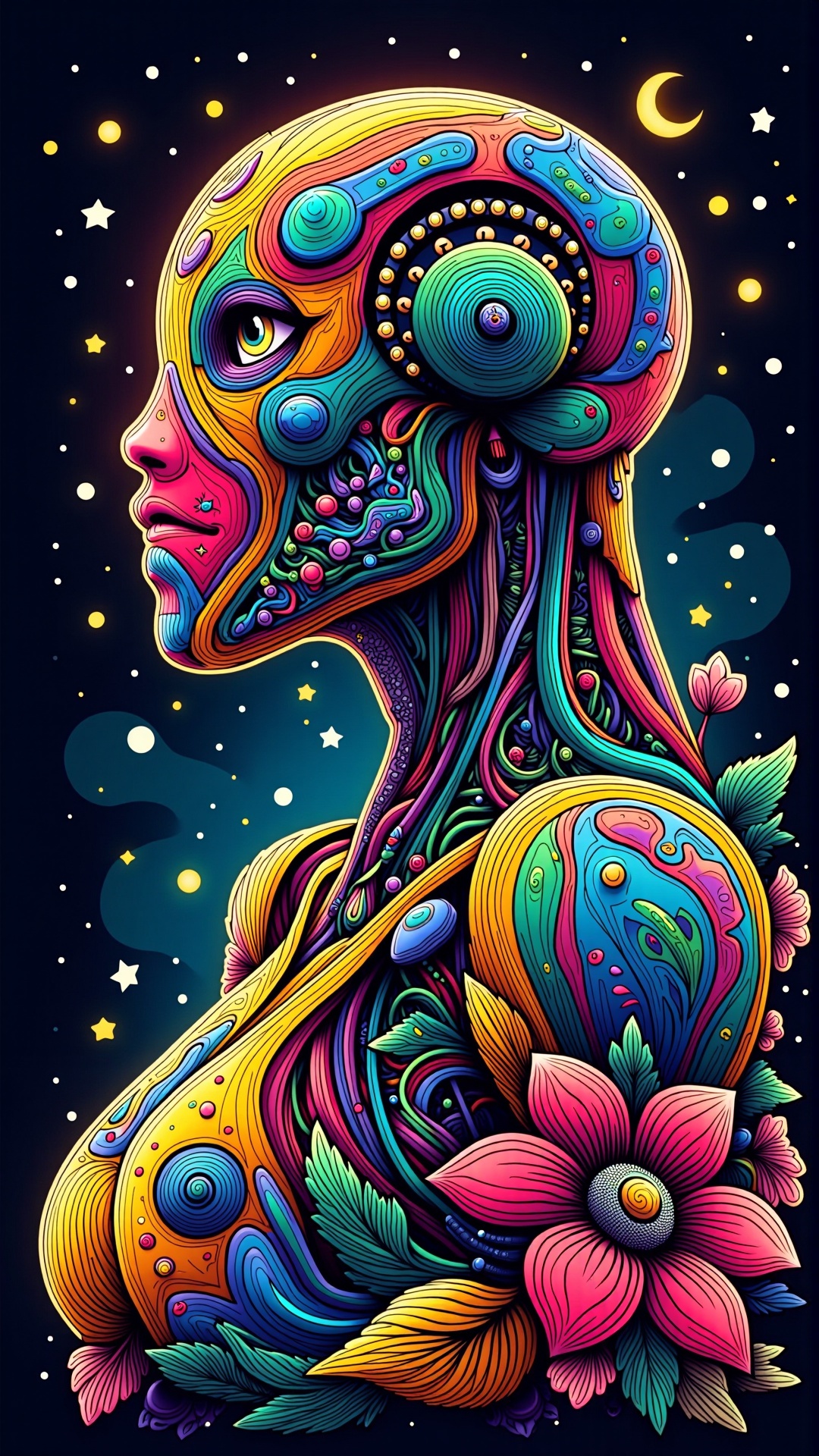 lineart,  colorful,  close - up shot. 3 d hard surface design on Tensor.Art