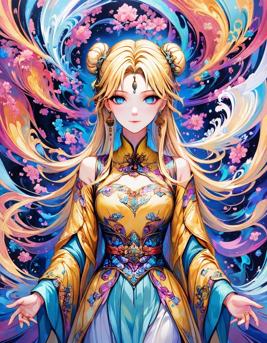 Zen painting illustration,  masterpiece,  best quality on Tensor.Art