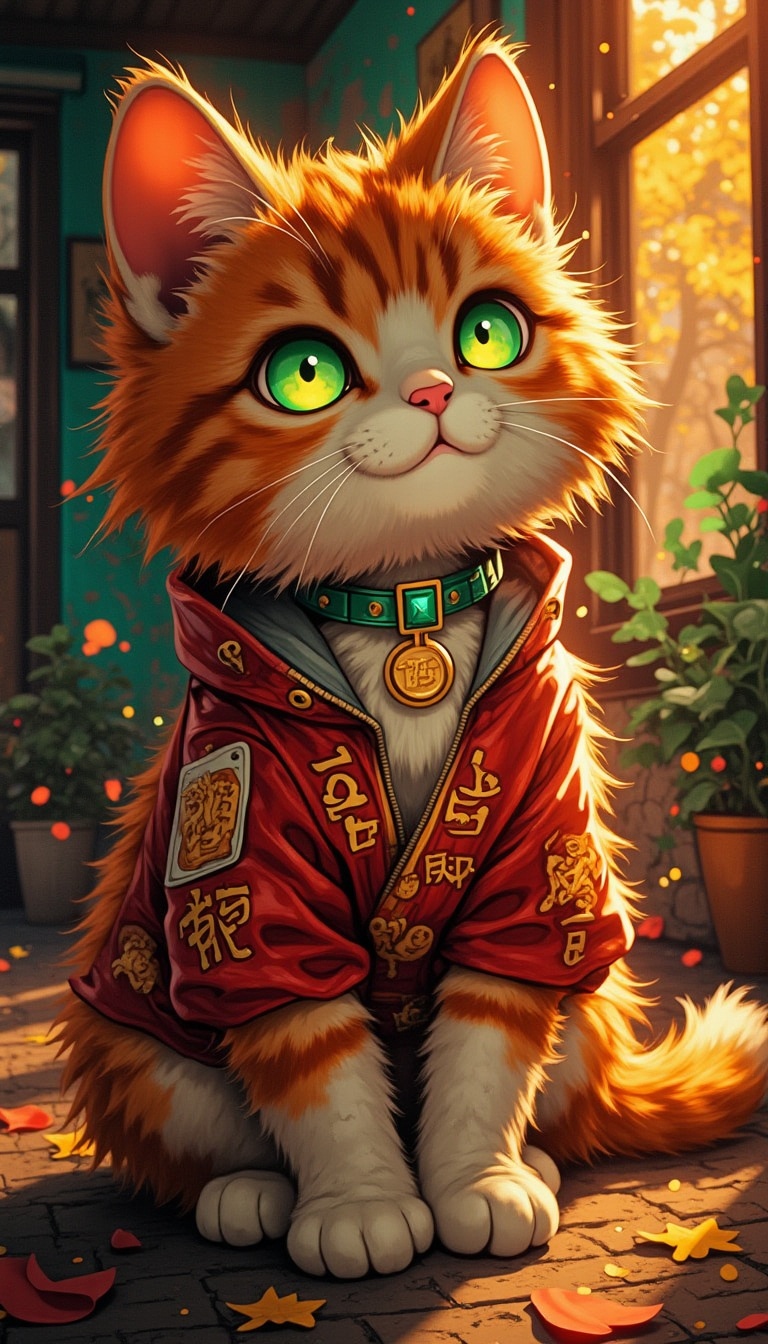 anime highres,  Persian Cat,  it is Breathtaking on Tensor.Art