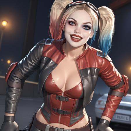 harleyquinninjustice2,  1girl,  twintails on Tensor.Art