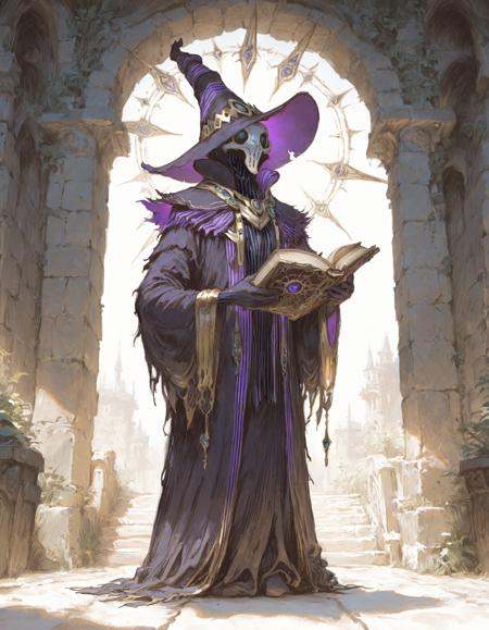 gr4ph1t3,  sketch,  Warlock on Tensor.Art