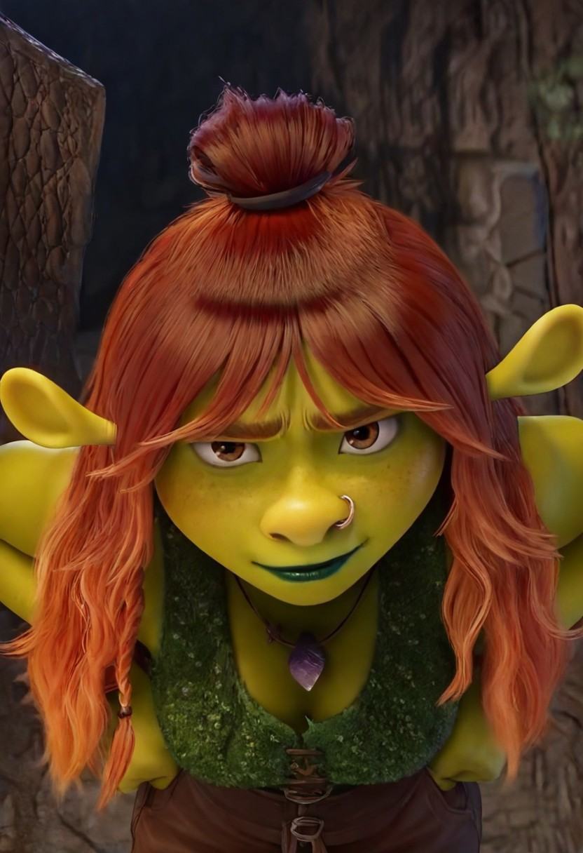 felicia_shrk5,  1girl,  female ogre on Tensor.Art