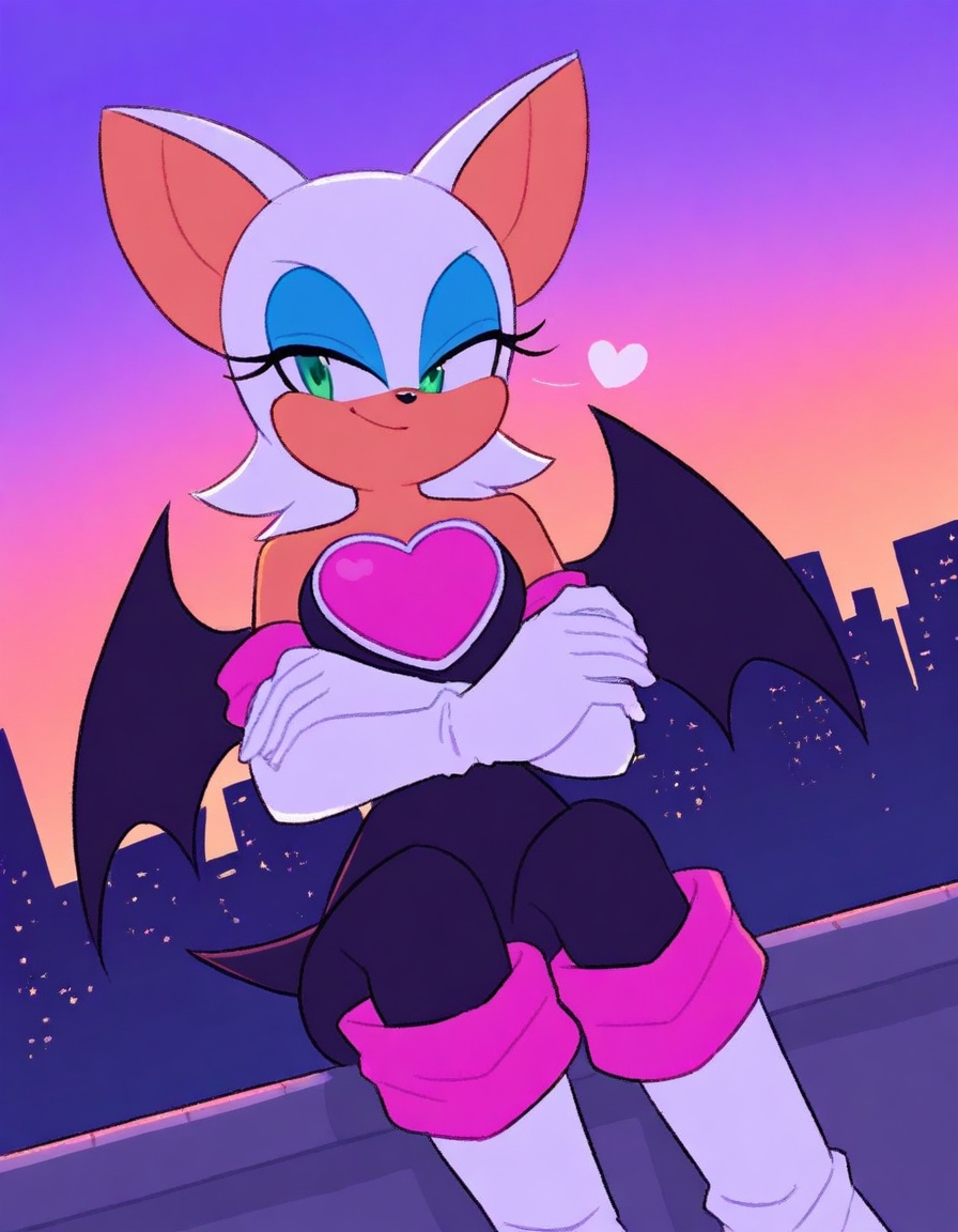 rouge,  animal ears,  bat ears on Tensor.Art