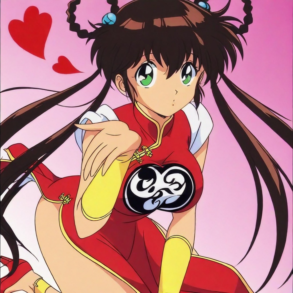 yohko mano \(devil hunter yohko\),  brown hair,  long hair on Tensor.Art
