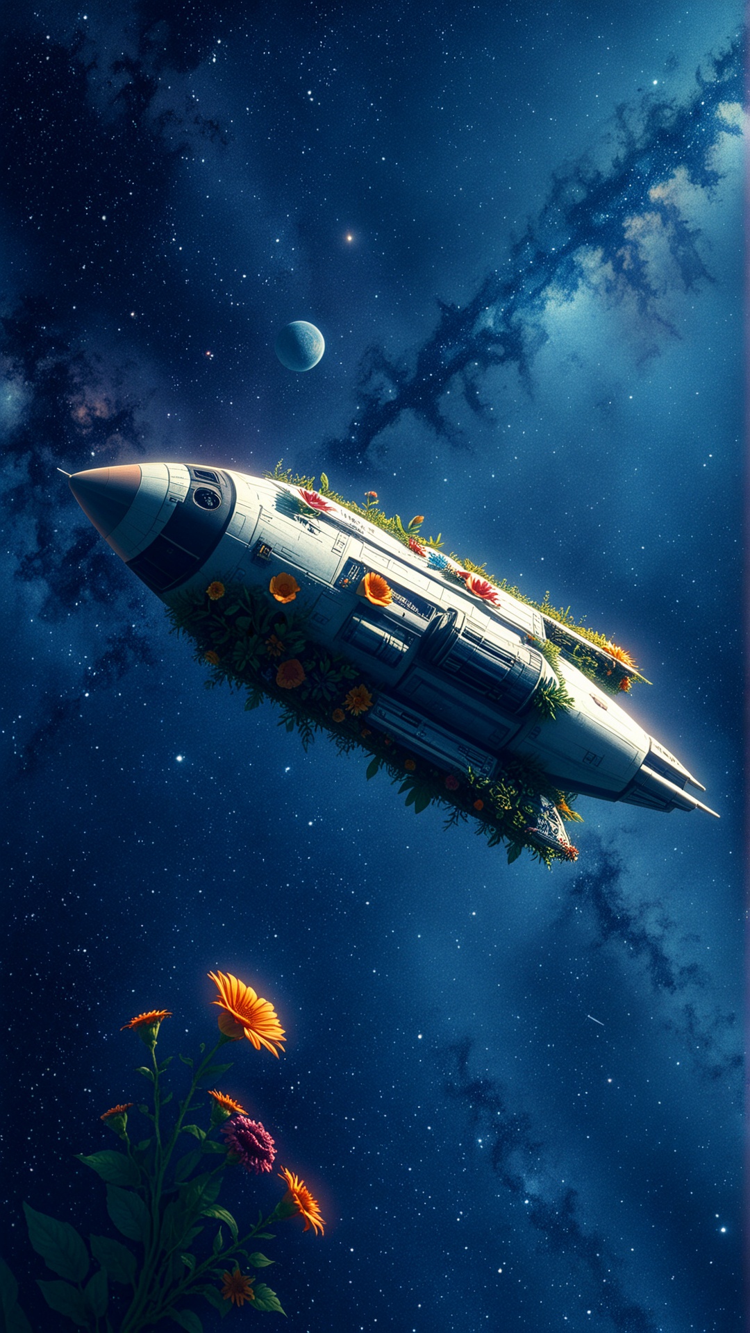 Fl0w3rGr0wnStyle spaceship on Tensor.Art