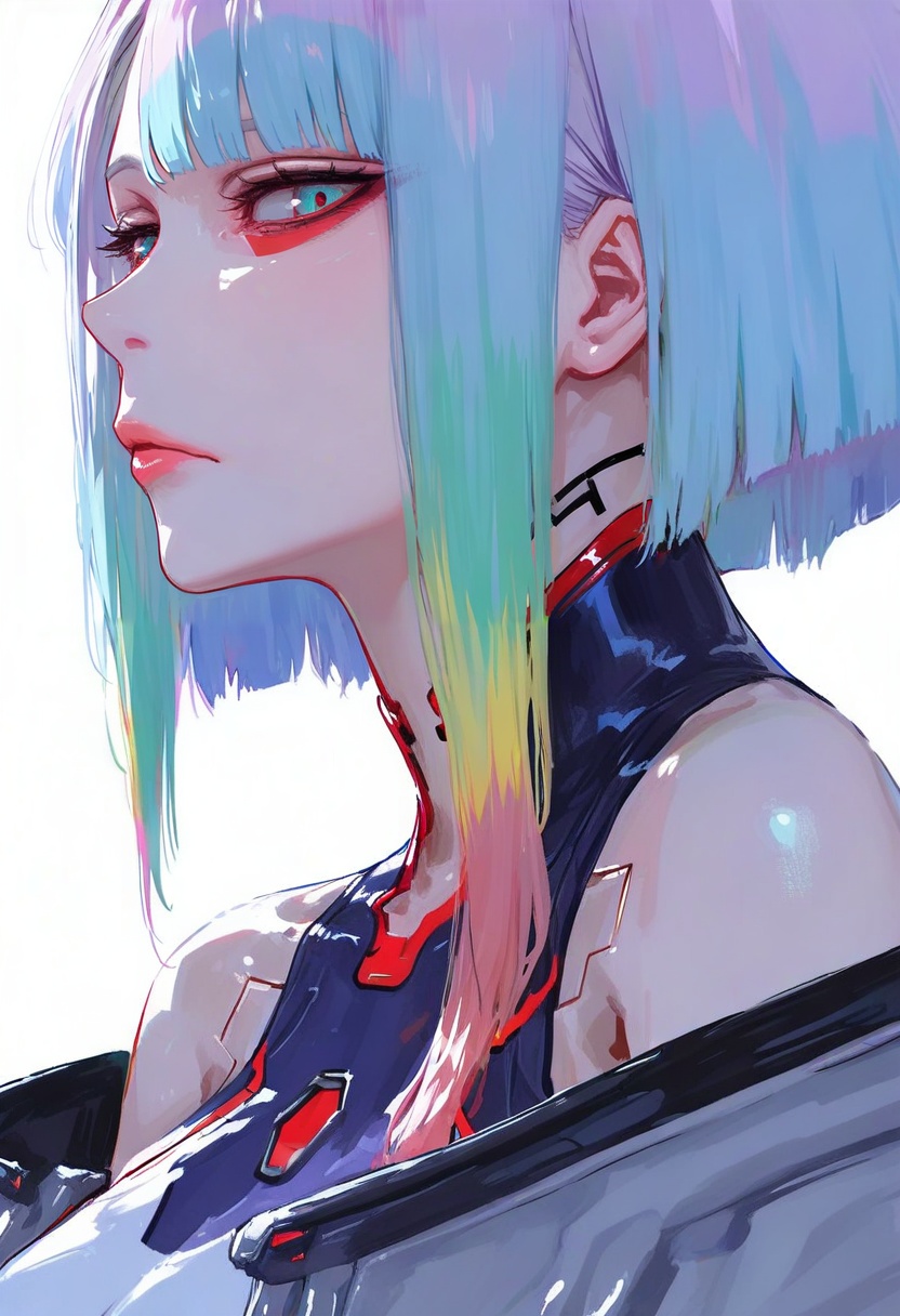 1girl,  lucy \(cyberpunk\),  cyberpunk \(series\) on Tensor.Art