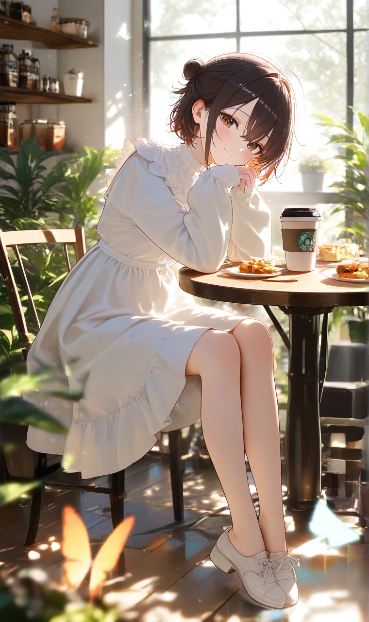1girl,  solo,  blush on Tensor.Art
