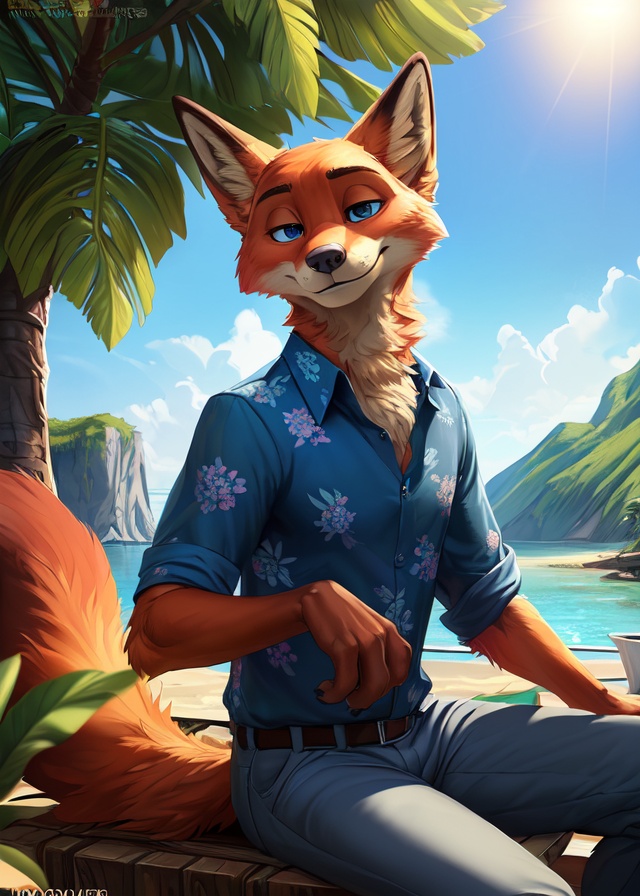 uploaded on e621,  ((by Homogenousrule,  by Wildering on Tensor.Art