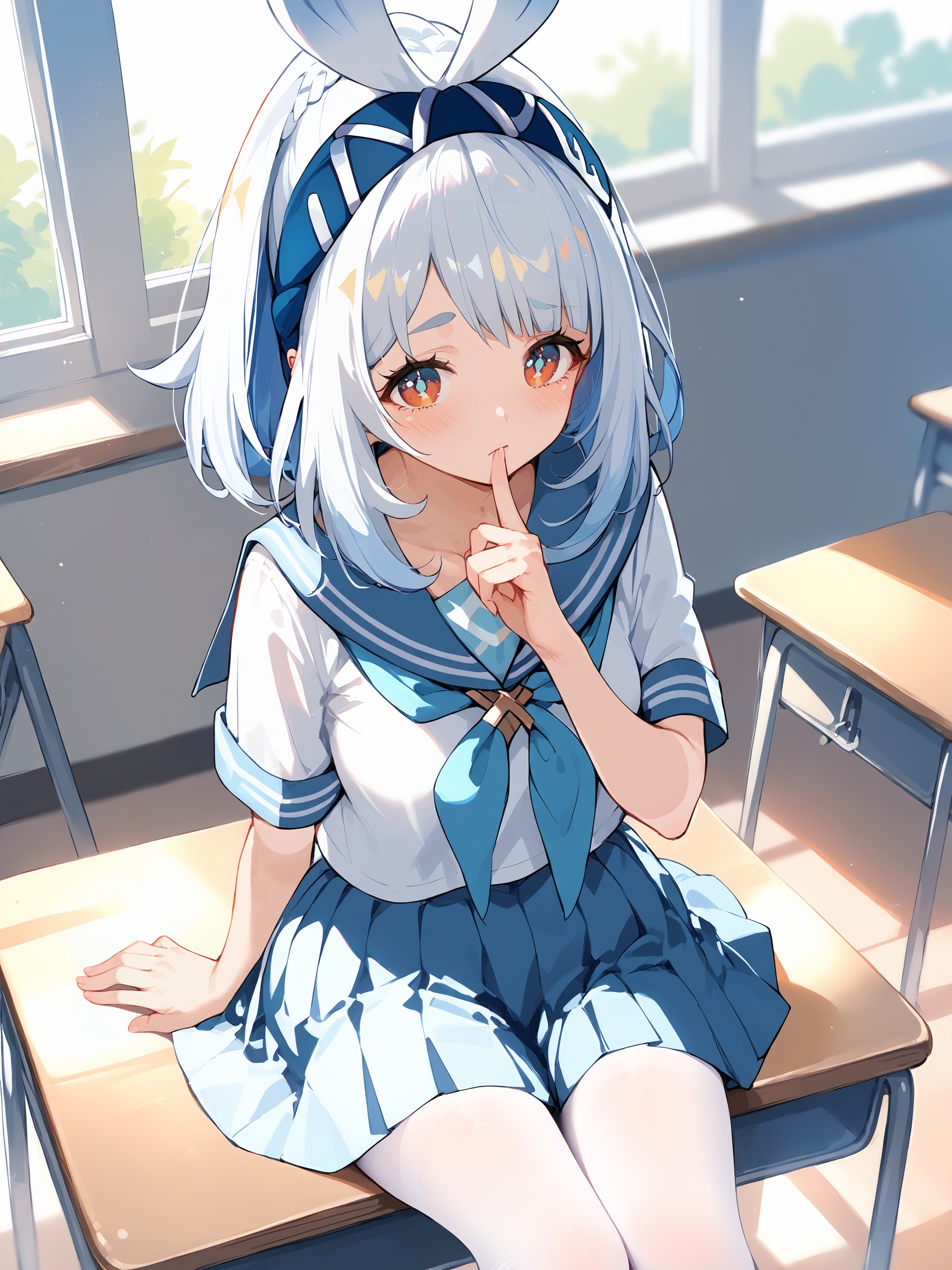 1girl,  mualani \(genshin impact\),  bow hairband on Tensor.Art