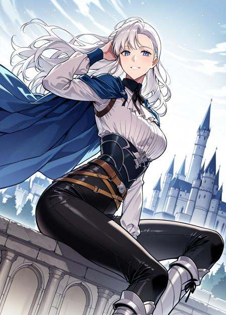 1 girl,  solo,  blue eyes on Tensor.Art