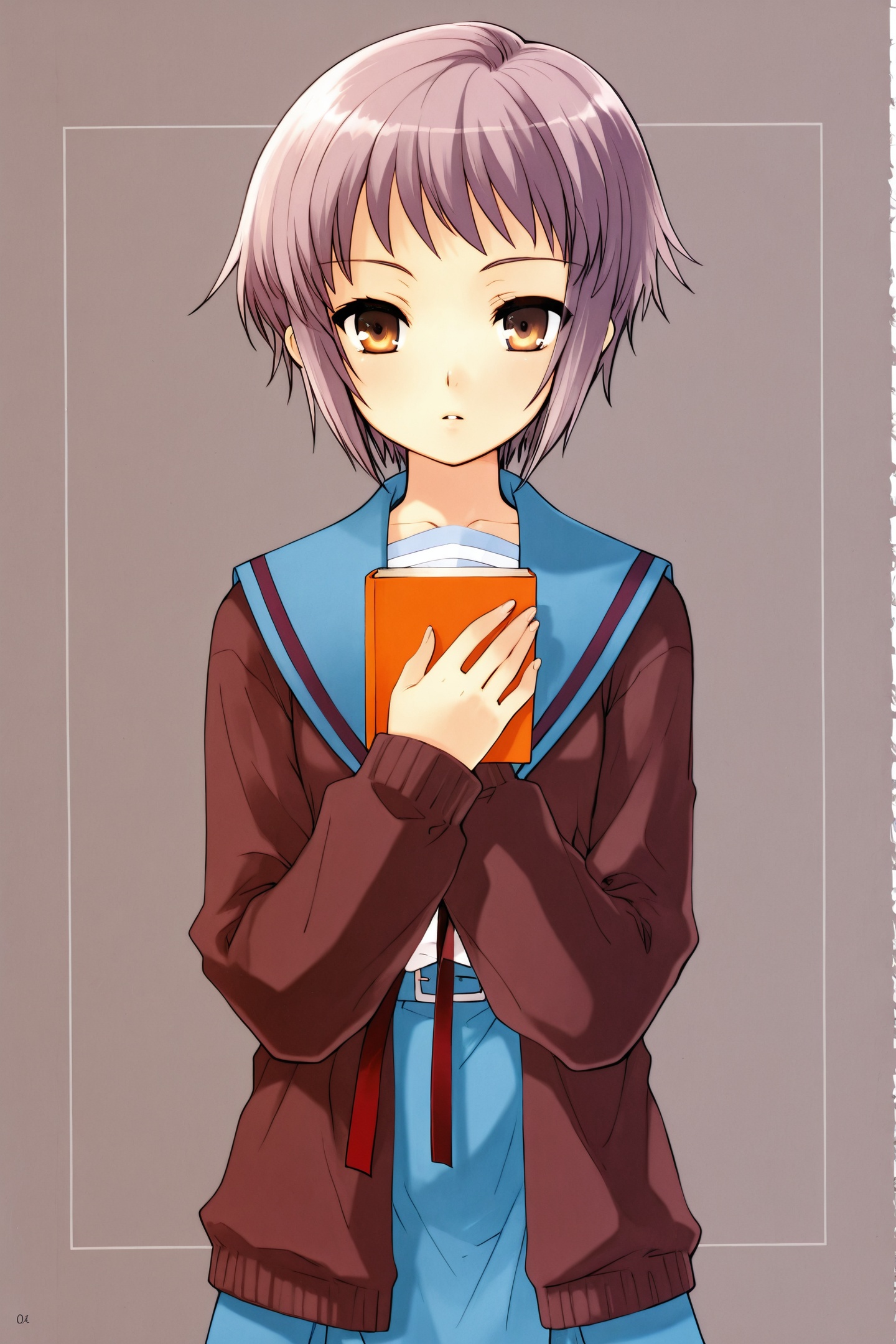 1girl,  solo,  nagato yuki on Tensor.Art