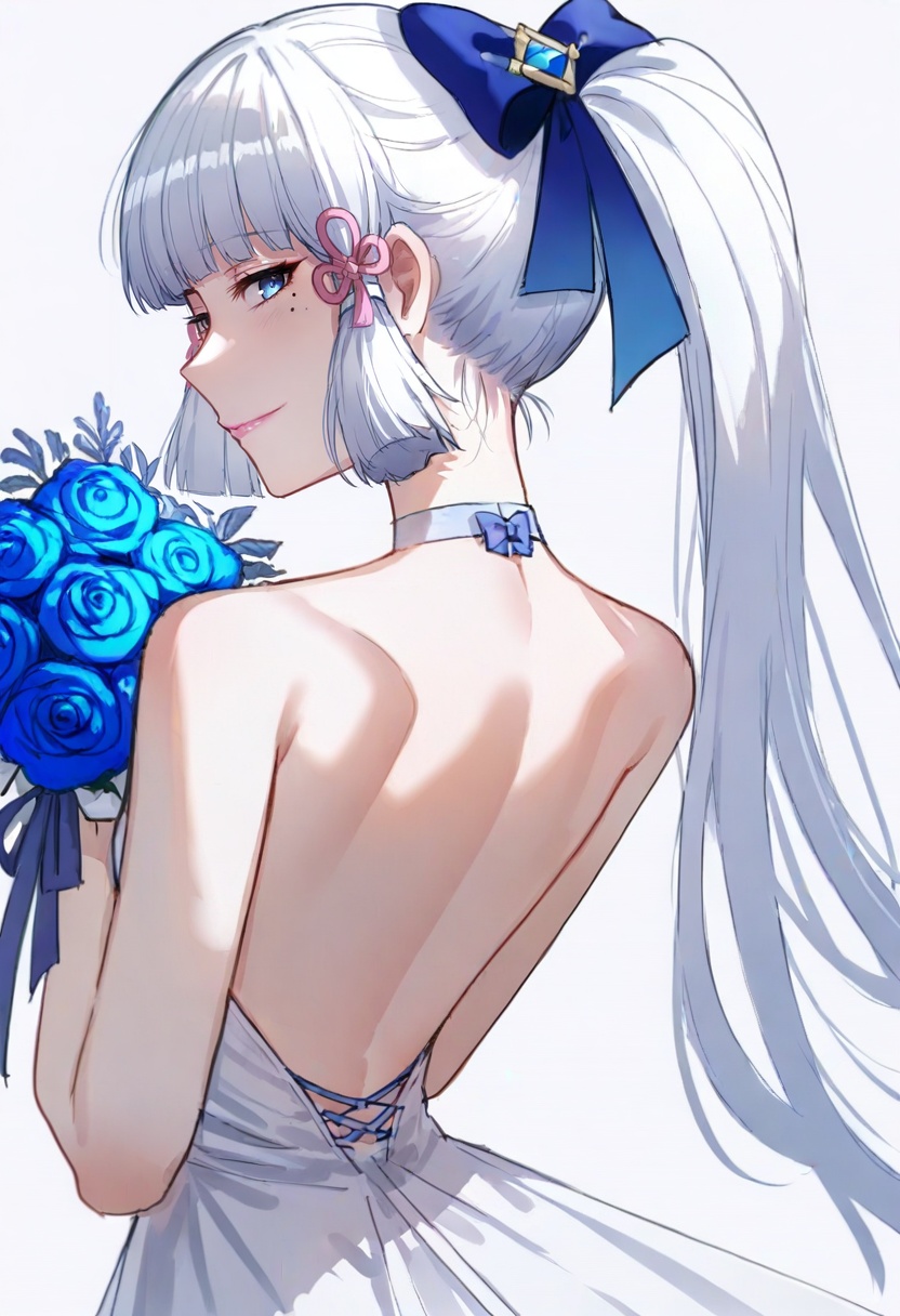 1girl,  kamisato ayaka,  genshin impact on Tensor.Art