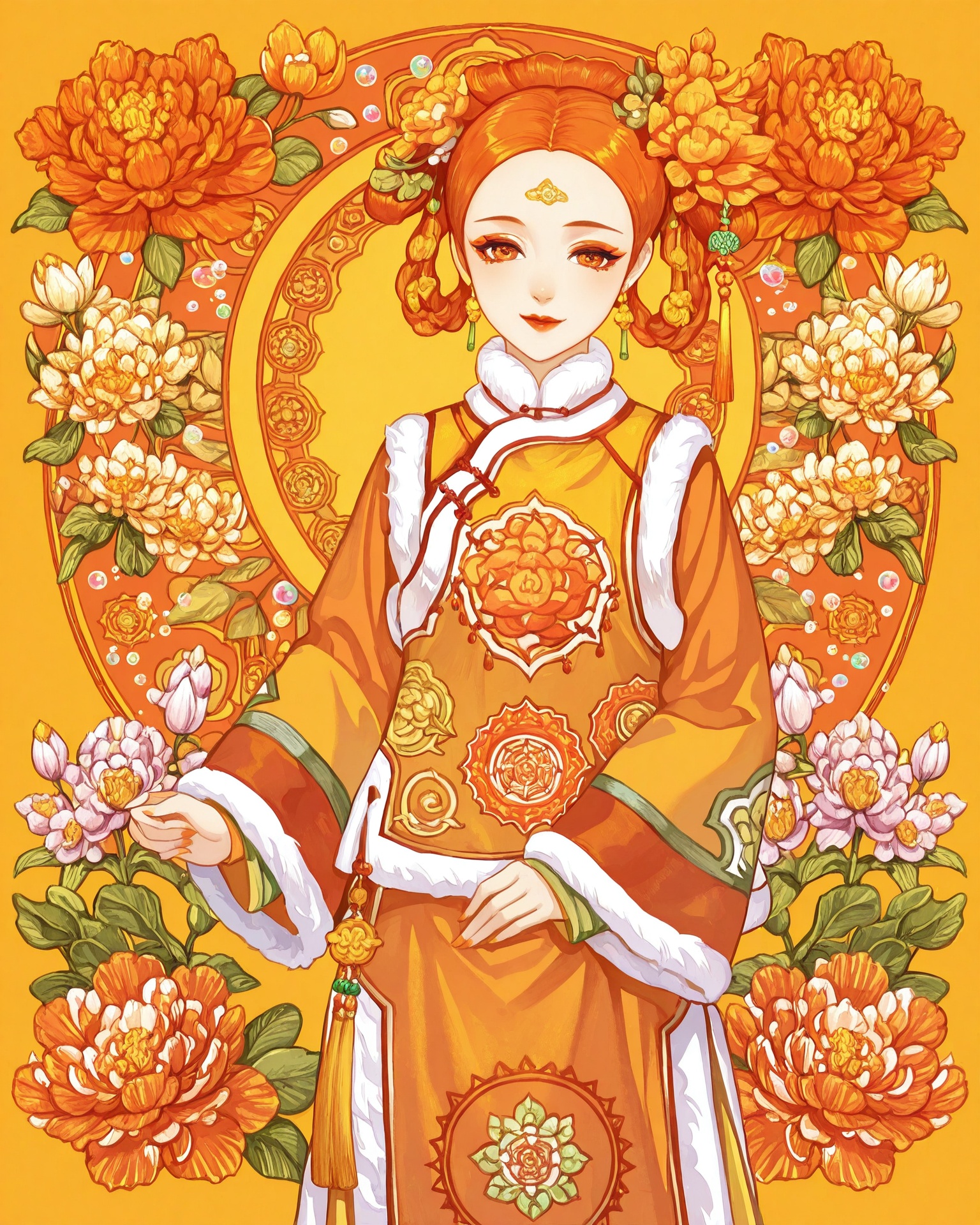 1girl,  winqingfa,  winqingfa clothing on Tensor.Art