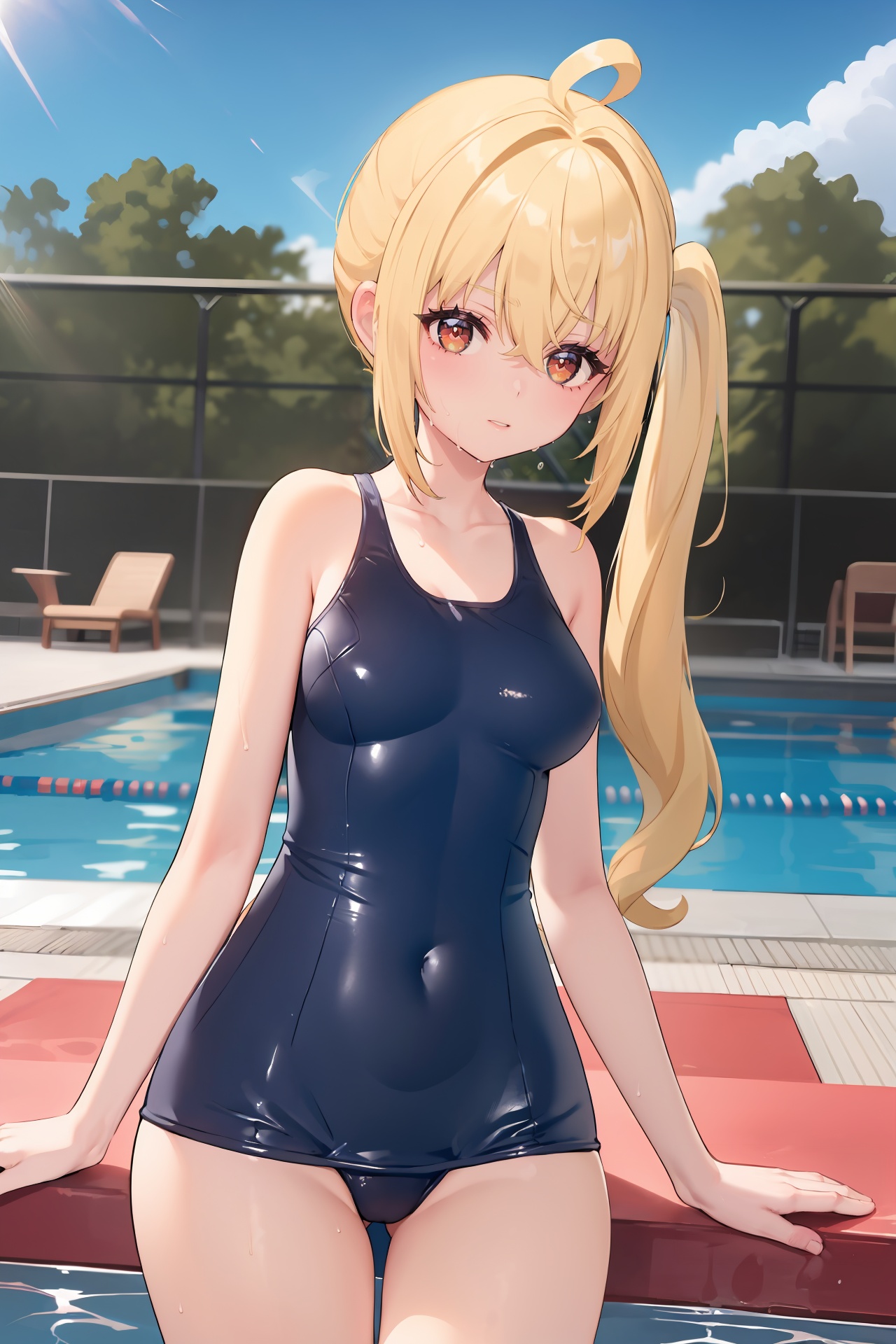 1girl,  luciana de montefio,  side ponytail on Tensor.Art