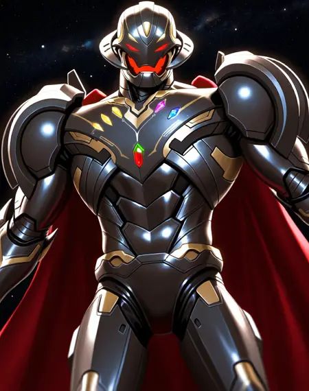 Ultron Infinity,  muscular,  robot on Tensor.Art