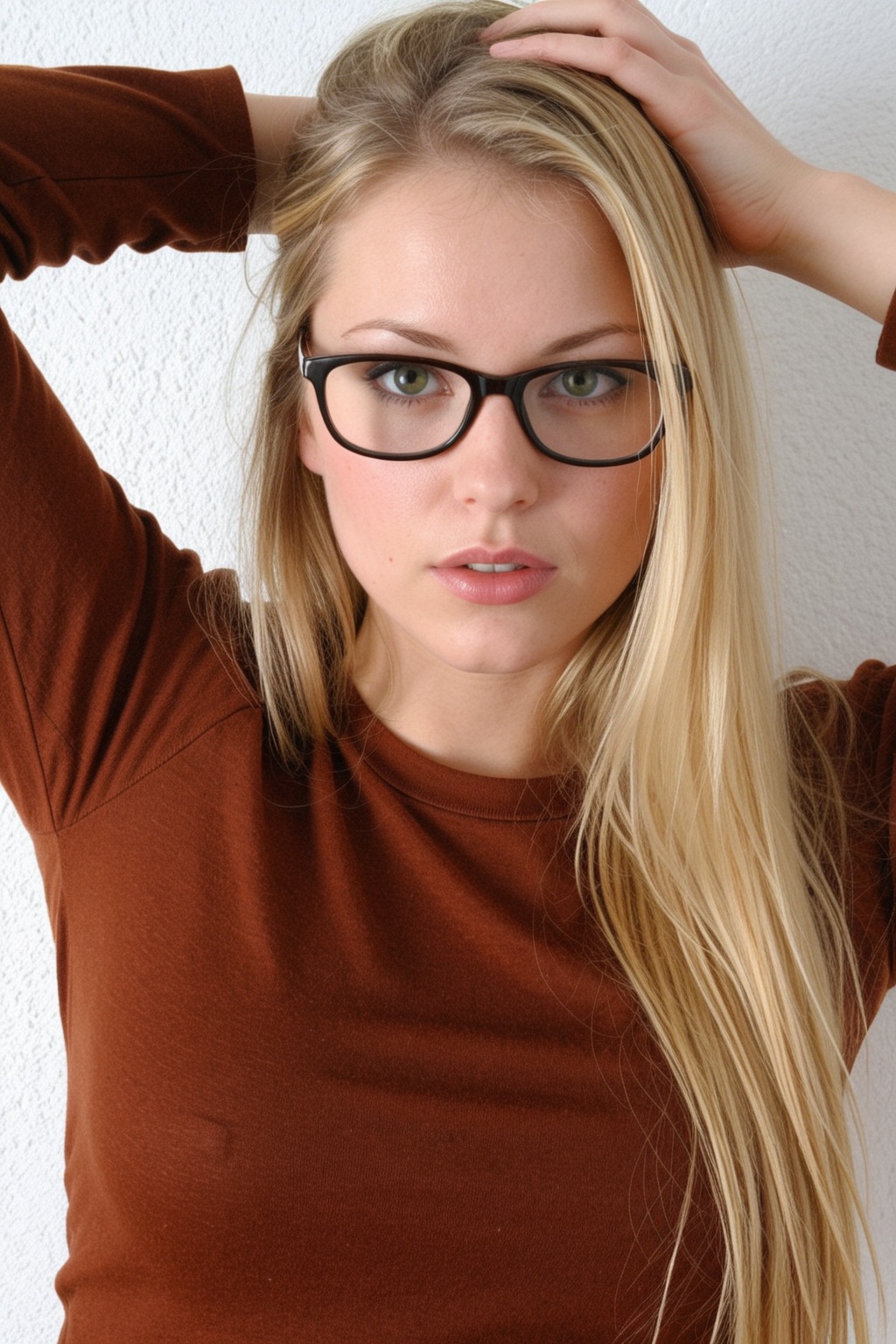 1girl,  solo,  blonde hair on Tensor.Art
