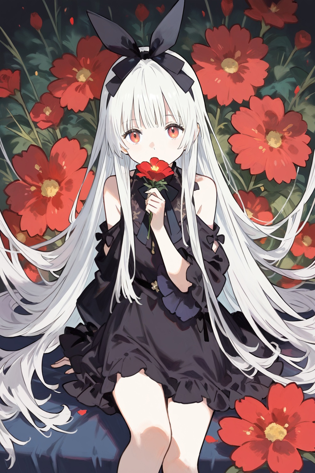 1girl,  solo,  long hair on Tensor.Art