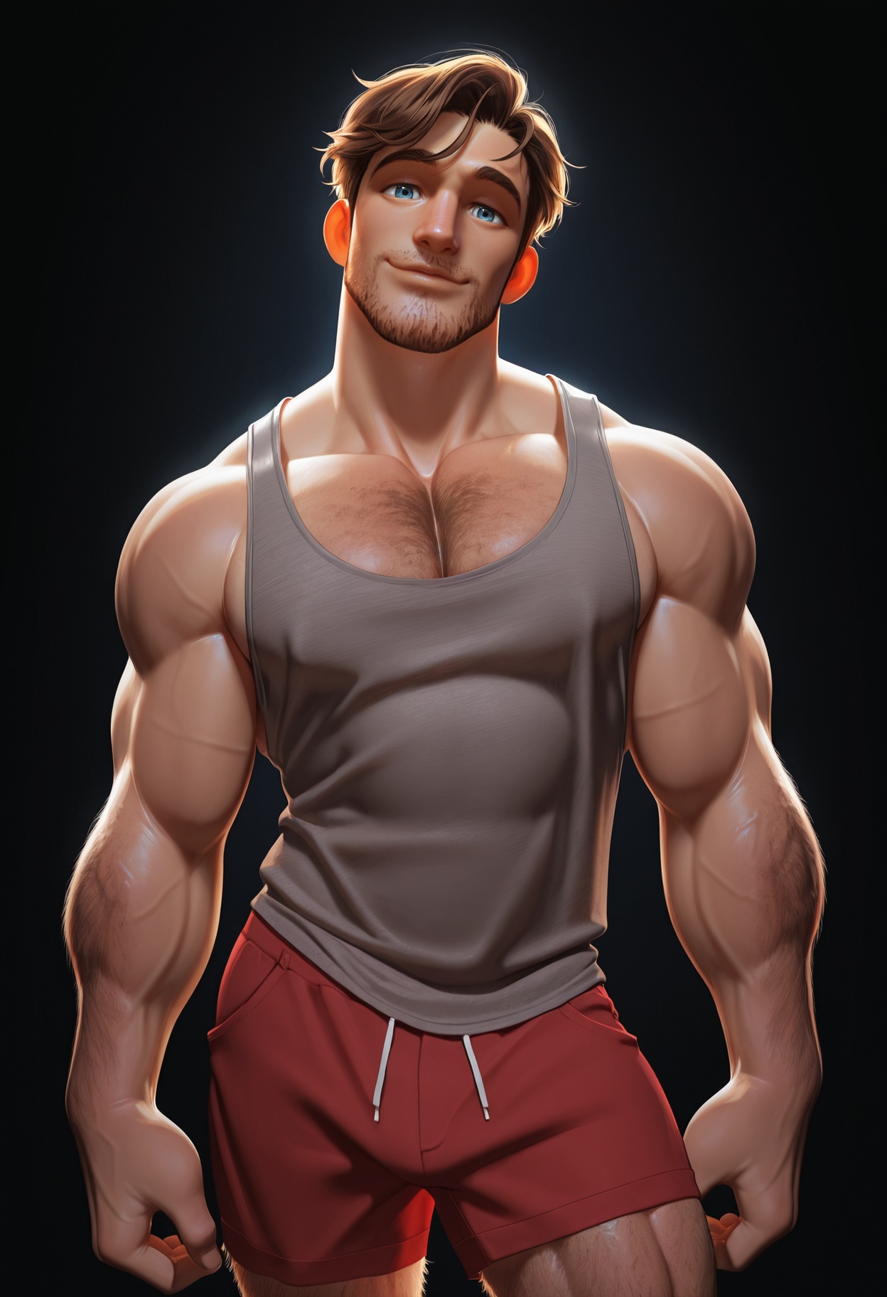 1boy,  handsome,  brown hair on Tensor.Art