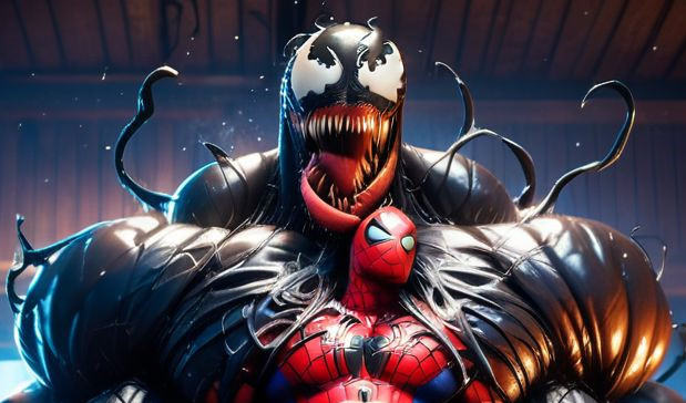 Muscle growth, motion lines, gay masturbation, 3d render, extremely veiny, extremely attractive, pubic hair, massive bodybuilder muscles, extremely wide shoulders, extremely thick trapezius, black skin, hyper muscular chest, very hairy chest, gay sex, entire body, hyper massive cock, cum dripping, dramatic lighting, cum dripping, rating_explicit, penis erect, extraordinary muscle, extremely wide shoulders, extremely wide legs, muscular feet, extremely wide arms, hyper penis, viewpoint from floor looking up under, underneath balls, ass hole showing, transformation, extreme muscle mass, colossal muscles, flushed cheeks, moaning with pleasure, thick chest, hyper muscular arms, penis erect, extraordinary muscle, extremely wide shoulders, extremely wide legs, muscular feet, extremely wide arms, hyper penis, pov top, transformation, extreme muscle mass, colossal muscles, flushed cheeks, moaning with pleasure, thick chest, hyper muscular arms, giant muscles, hyper muscular forearms, muscular hands, blue eyes, hyper muscular calves, huge feet, venom, venom goop, venom from the spider man series, on all fours like a beast, penis upright, balls fully visible, venom is 50 feet tall 