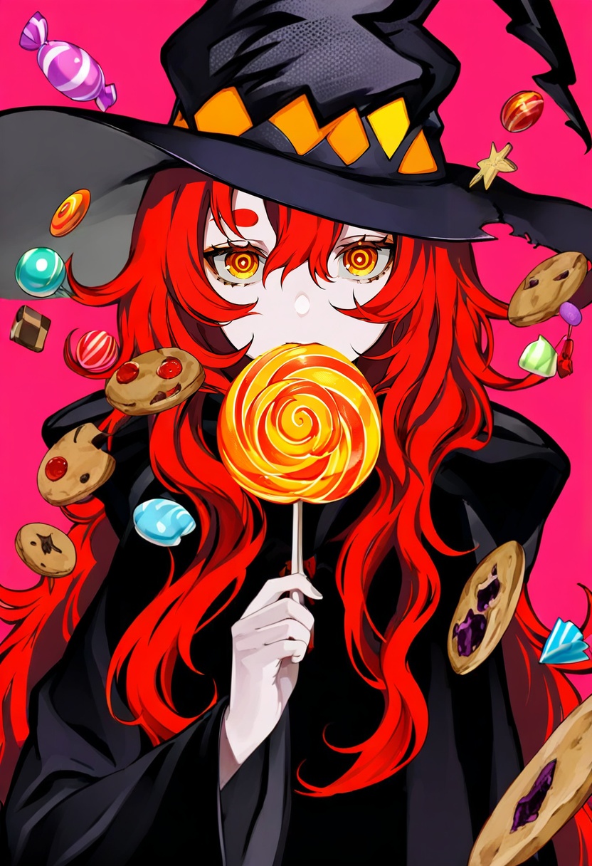 food,  1girl,  lollipop on Tensor.Art
