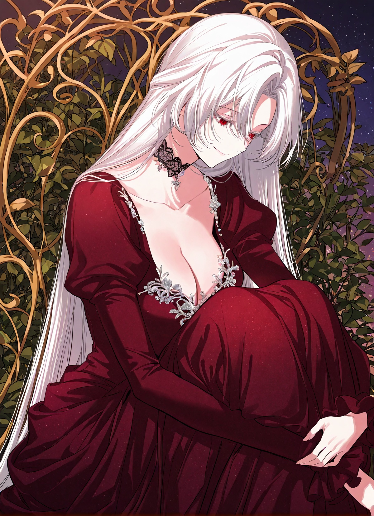 1 girl,  solo,  long hair on Tensor.Art