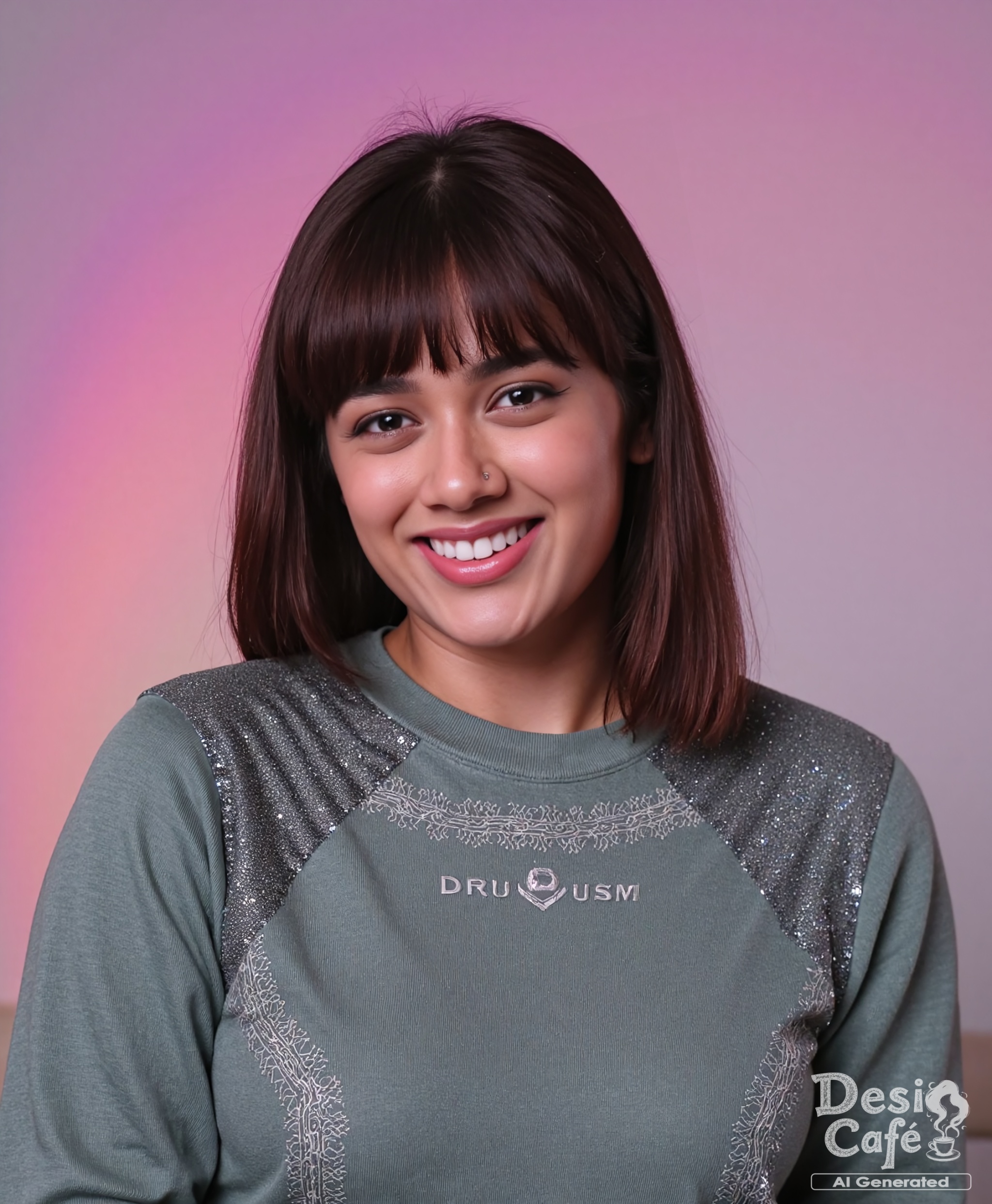 from front photo of G1r1j4 04k woman,  hyper realistic photo that is safe for work,  laughing on Tensor.Art