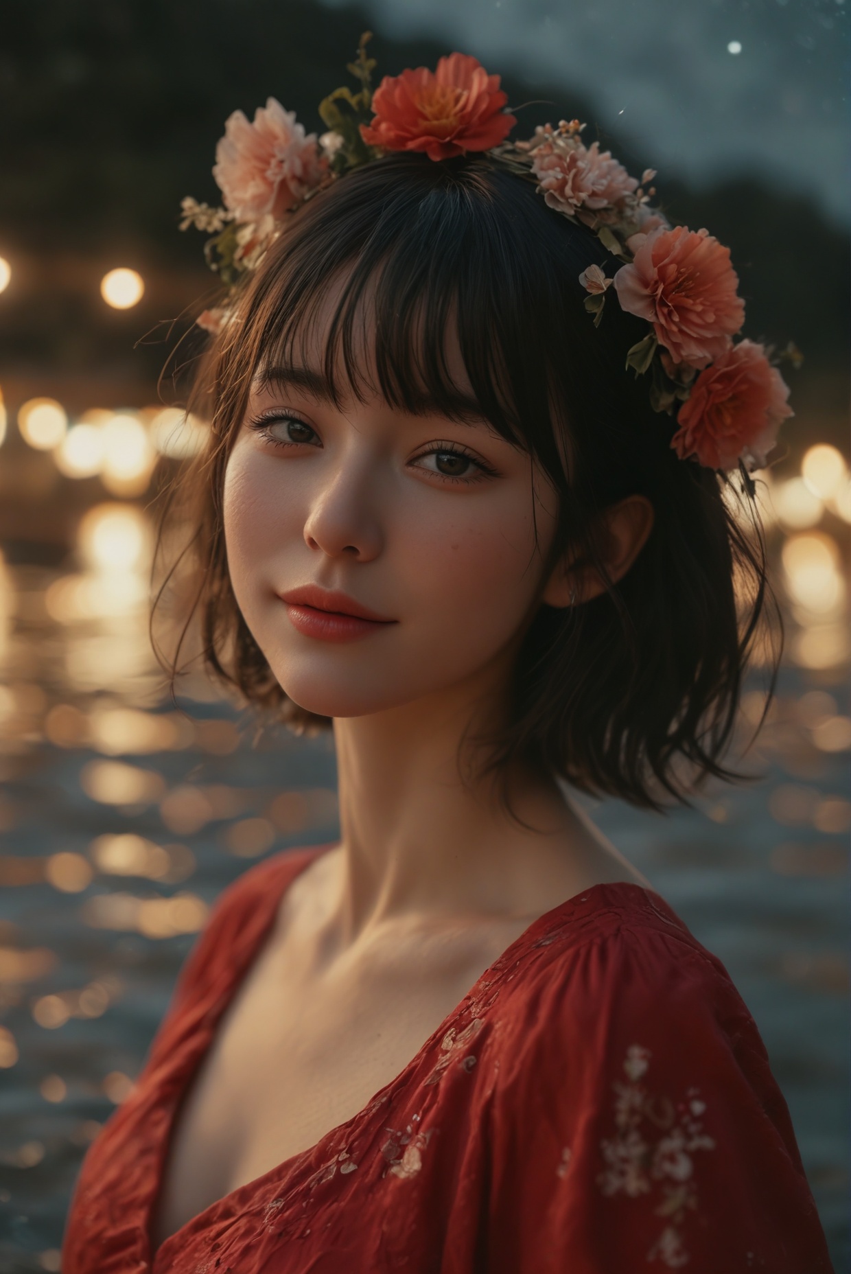 1girl,  a beautiful 20-year-old Japanese girl,  short black hair on Tensor.Art