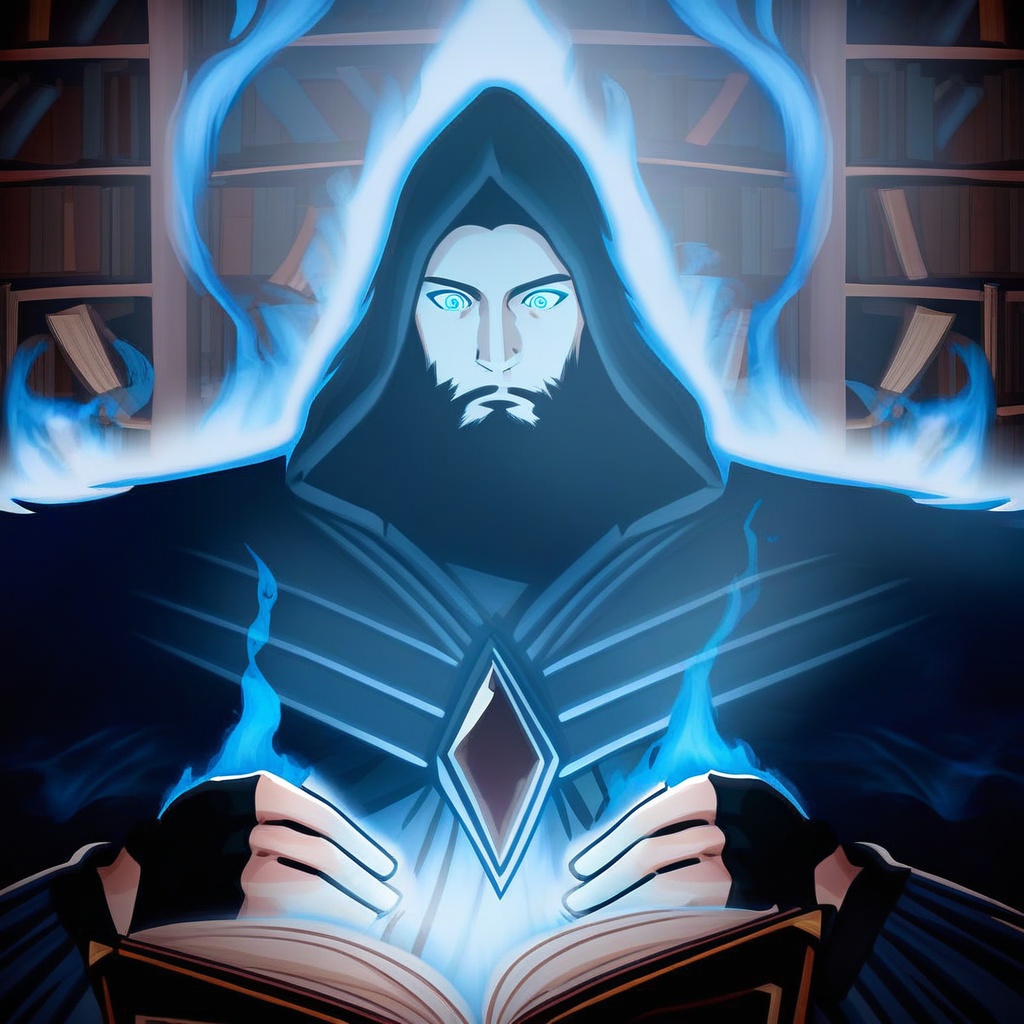 Medivh,  ghostmed,  blue fire on Tensor.Art
