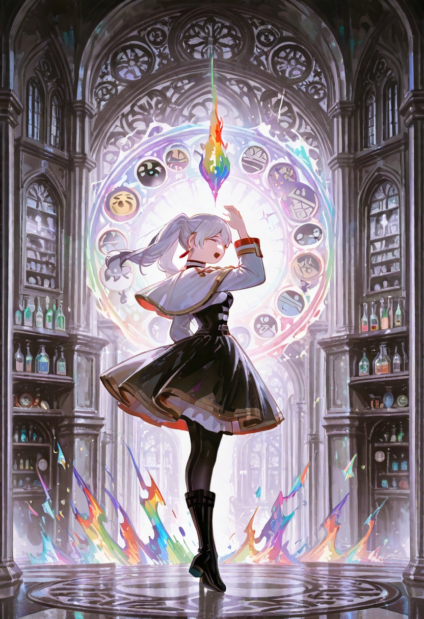 frieren_(sousou_no_frieren),  1girl,  solo on Tensor.Art