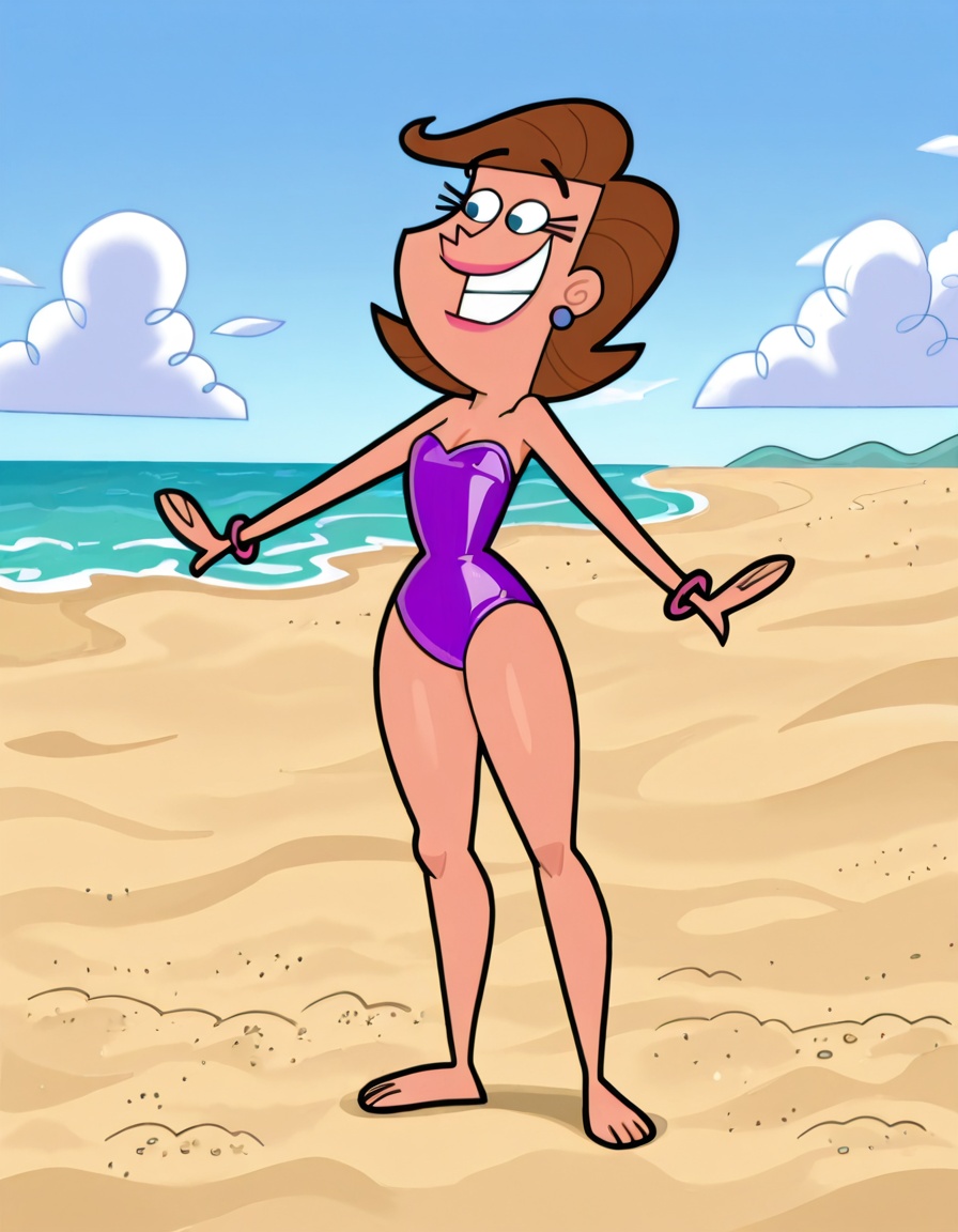 timmymom,  1girl,  brown hair on Tensor.Art