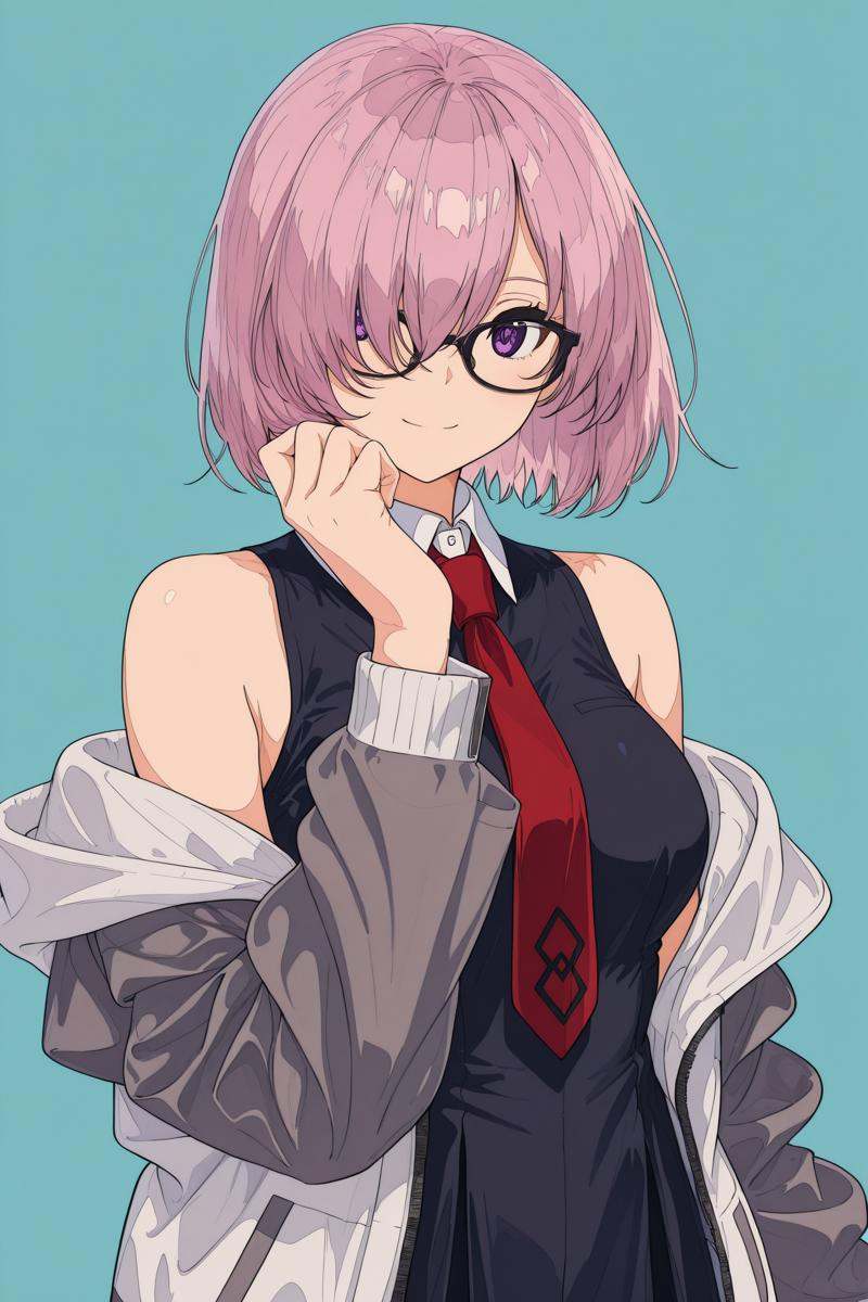 1girl,  mash kyrielight,  solo on Tensor.Art