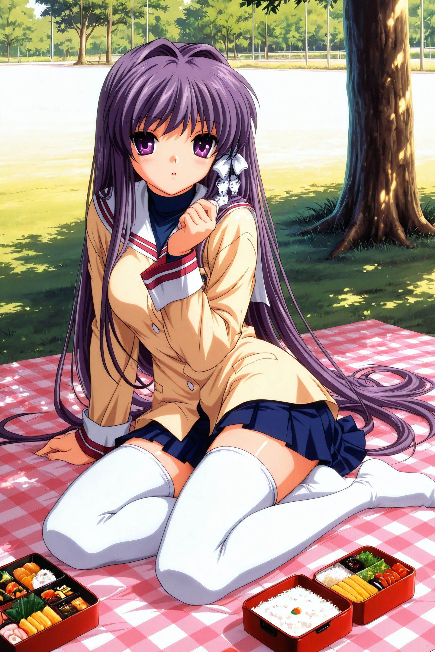 Anime Style,  1girl,  Kyou Fujibayashi on Tensor.Art