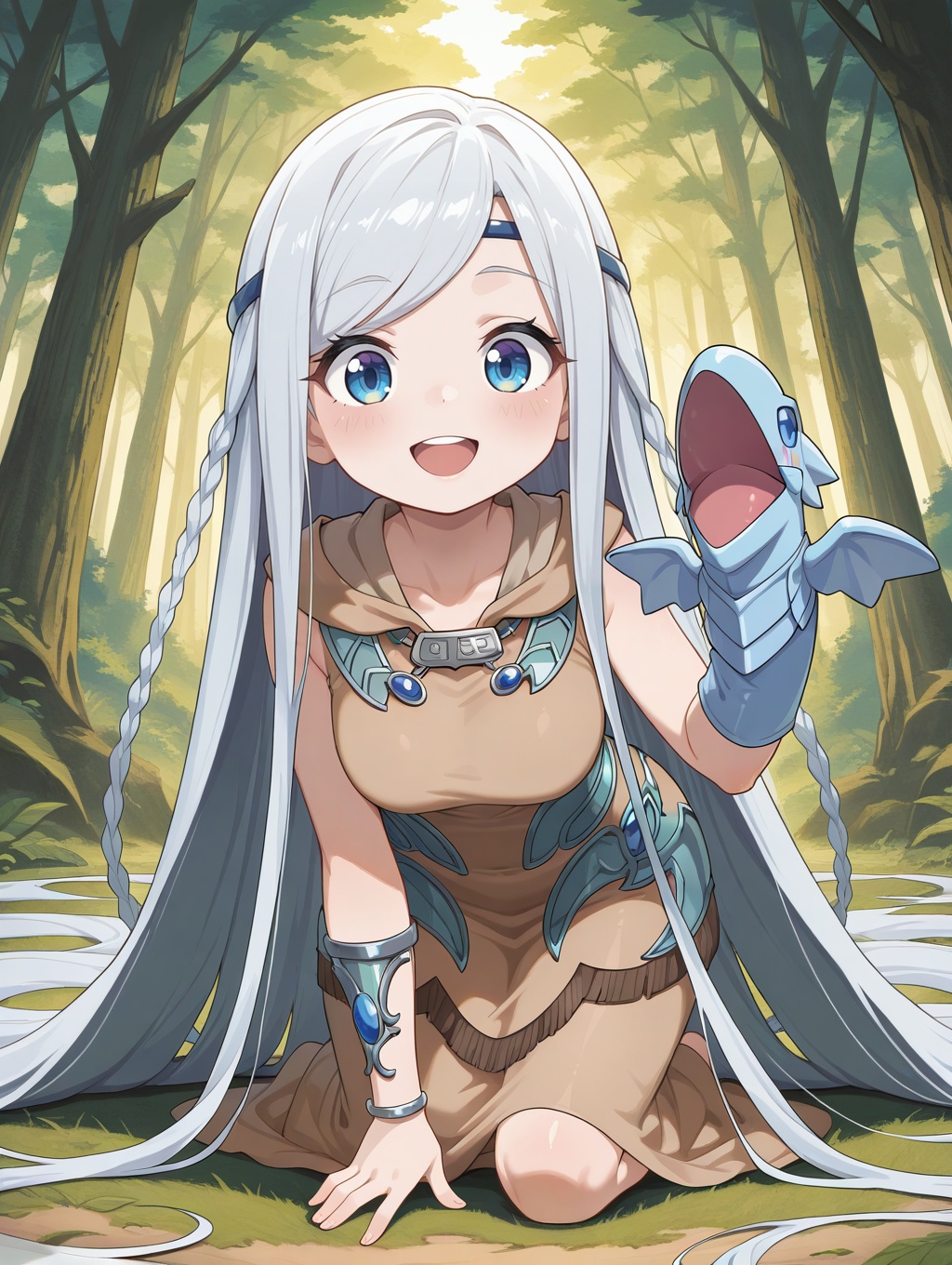 maiden with eyes of blue,  1girl,  dragon on Tensor.Art