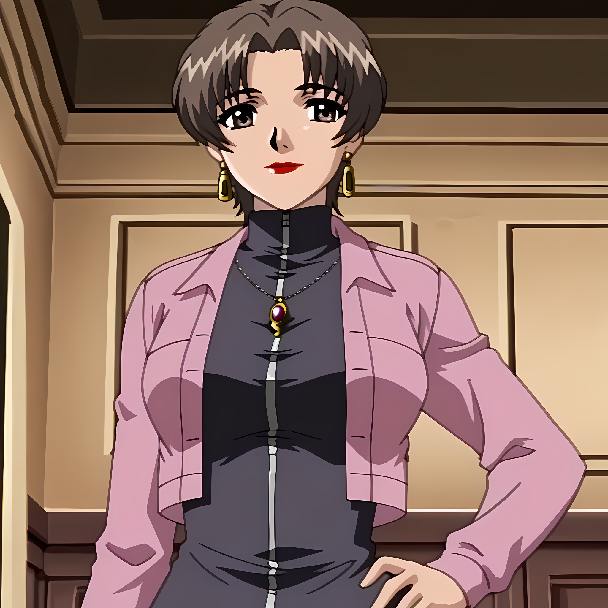OgawaYoshino,  1girl,  short brown hair on Tensor.Art