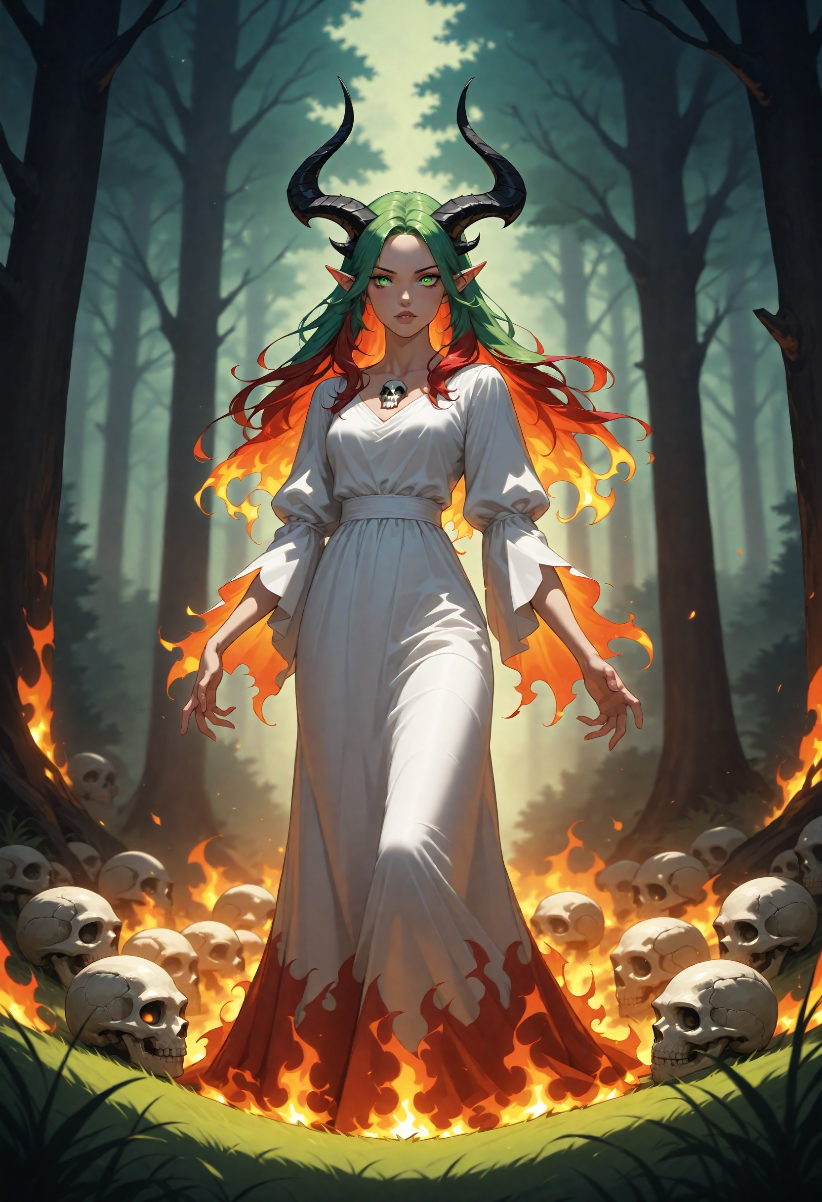 IllustriousQual DMNELF_ILST FantasyBG_Illustrious on Tensor.Art