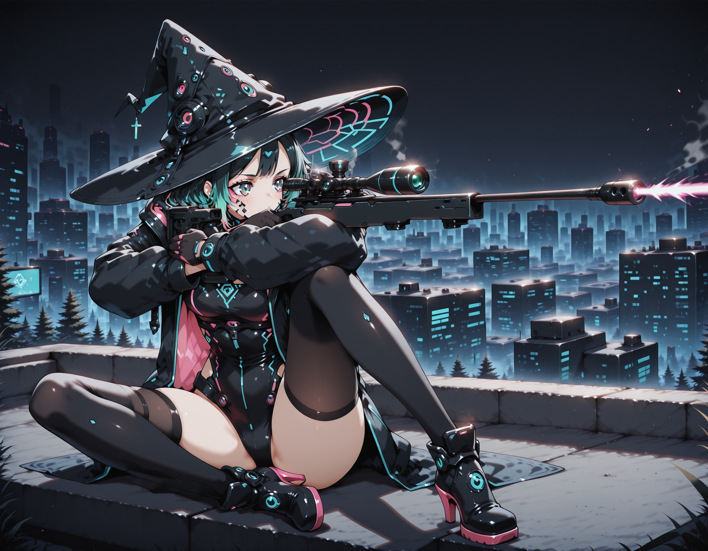 1girl,  5n1p3r_cr4dl3, on Tensor.Art