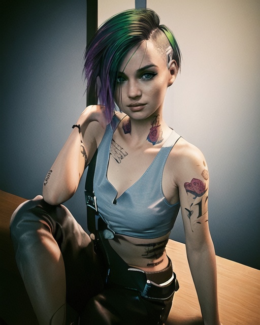 CyberJudy,  1girl,  solo on Tensor.Art