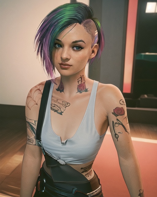 CyberJudy,  1girl,  solo on Tensor.Art