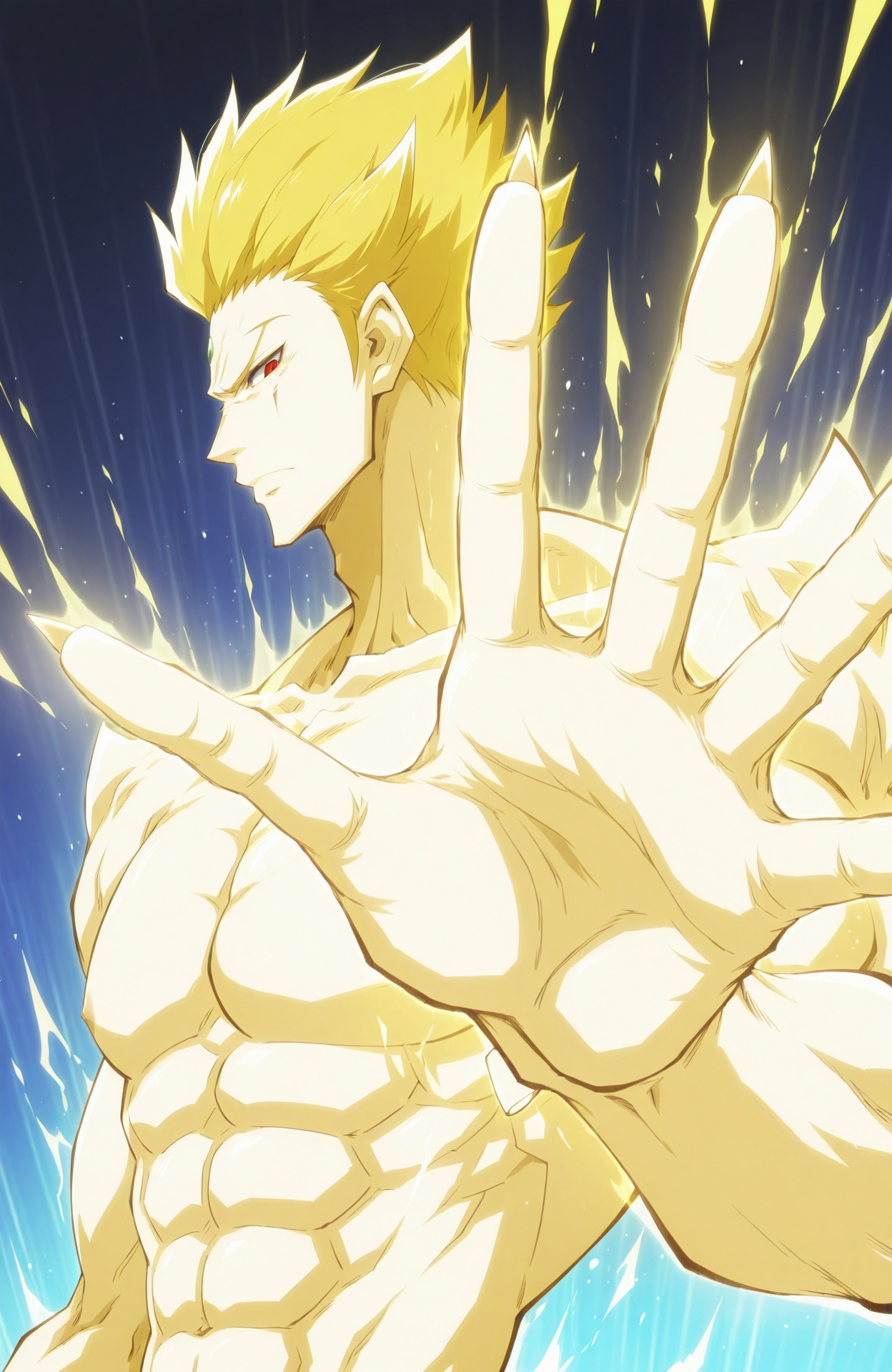 godarclight,  from side,  upper body on Tensor.Art