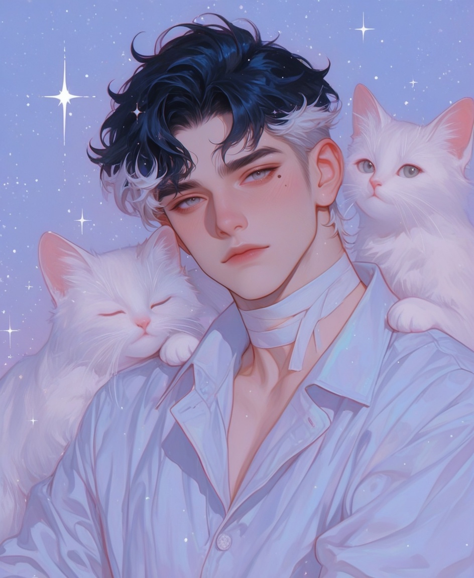 sparkles,  soft pastel colors,  gradient shading on Tensor.Art
