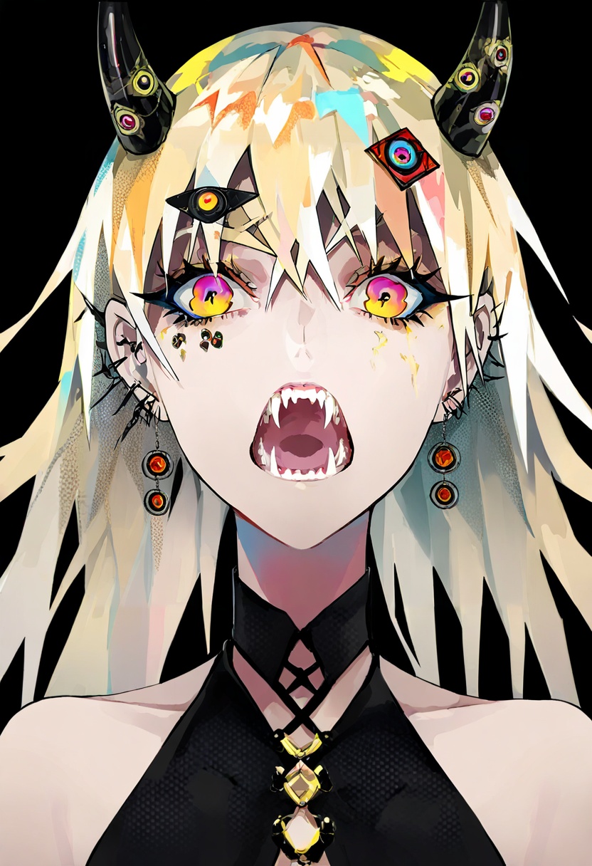 1girl,  solo,  open mouth on Tensor.Art
