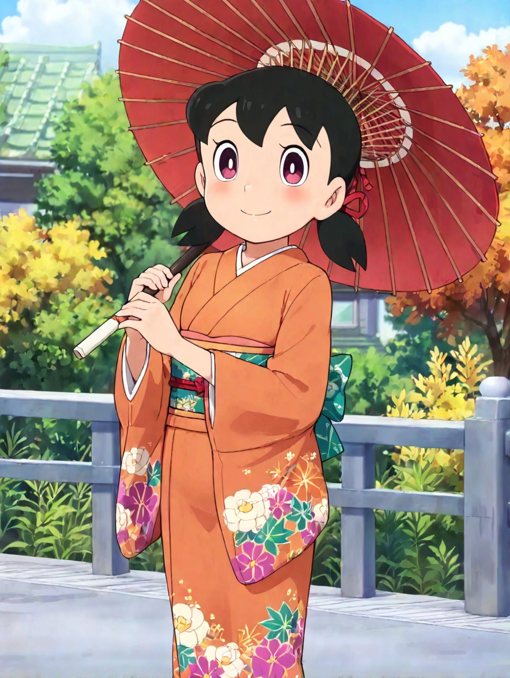 minamoto shizuka,  1girl,  japanese clothes on Tensor.Art