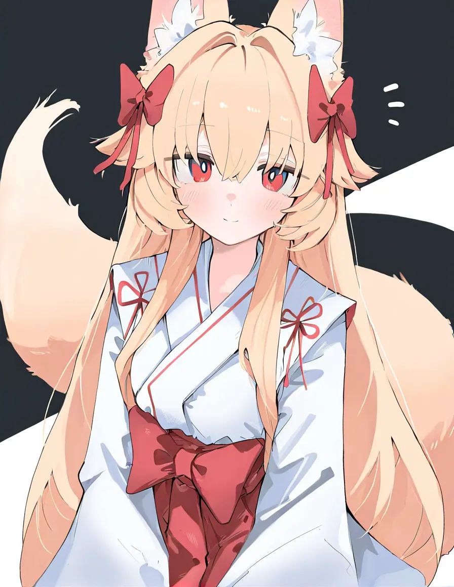 molifox,  1girl,  bow on Tensor.Art