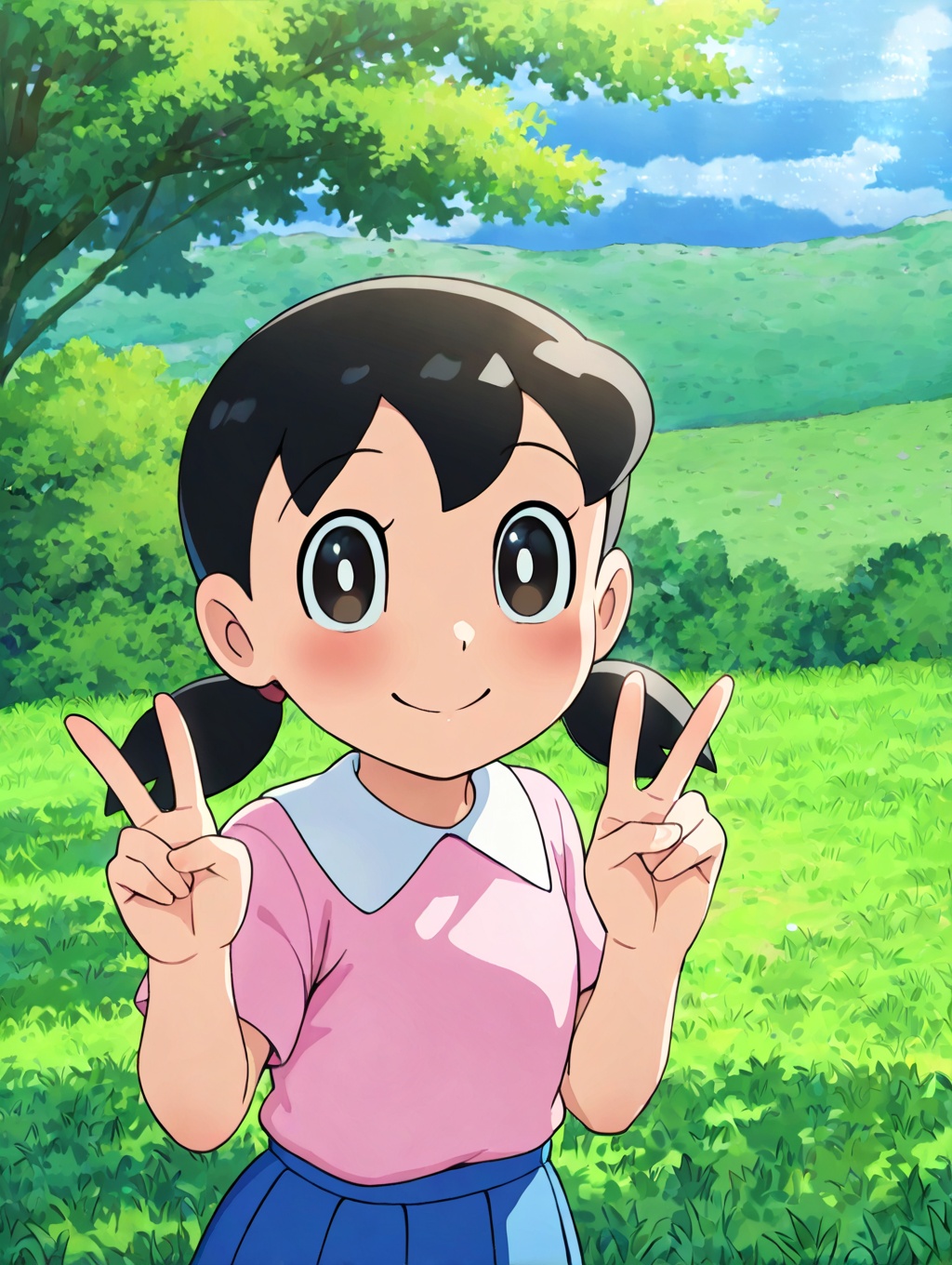 minamoto shizuka,  1girl,  solo on Tensor.Art