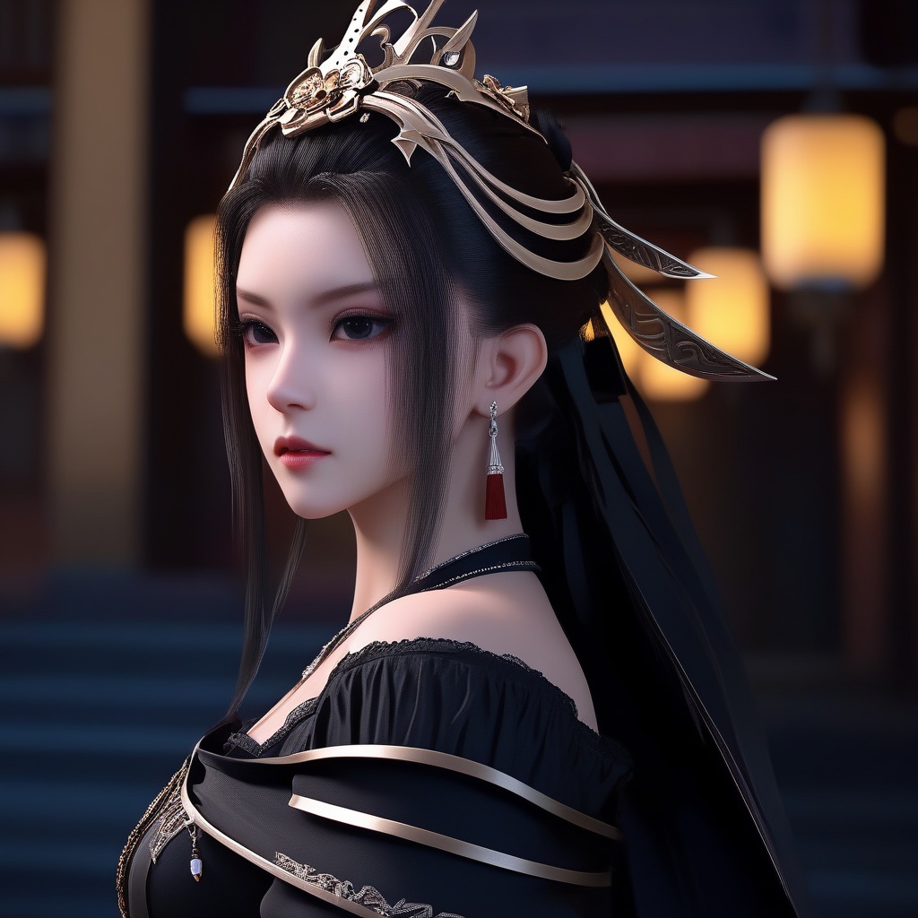 <lora:835-DA-XL-晏琉璃-婚服:0.8>, score_9,score_8_up,score_7_up,1girl,supermodel,Japanese beauties,idol,innocence,mysterious,detailed beautiful face,Gothic detailed dress,elegance,graceful,stylish,strapless,off shoulder,bare shoulders,collarbone,looking at viewer,elegant pose,dynamic angle,perfect composition,perspective,break LUT,cinematic,highly detailed,extremely detailed,intricate details,fine texture,crisp detail,crisp edges,high contrast,subtle shadows,complex shading,sharp focus,depth of field,Volumetric lighting,professional lighting,film lighting,concept art,film grain,bokeh,
