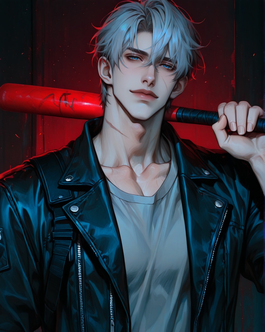 male focus,  solo,  mature on Tensor.Art