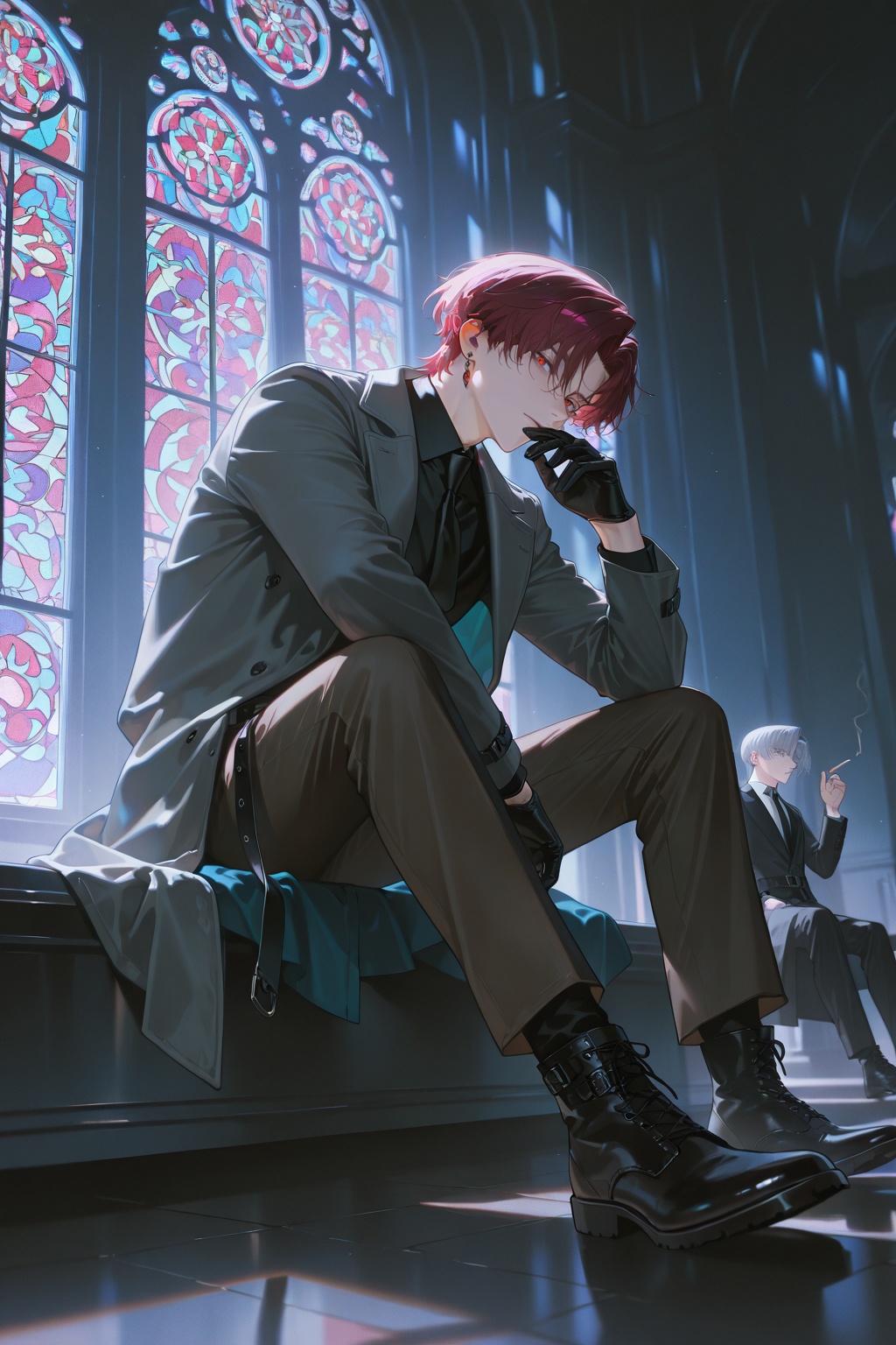 2boys,  belt,  bible_(object) on Tensor.Art