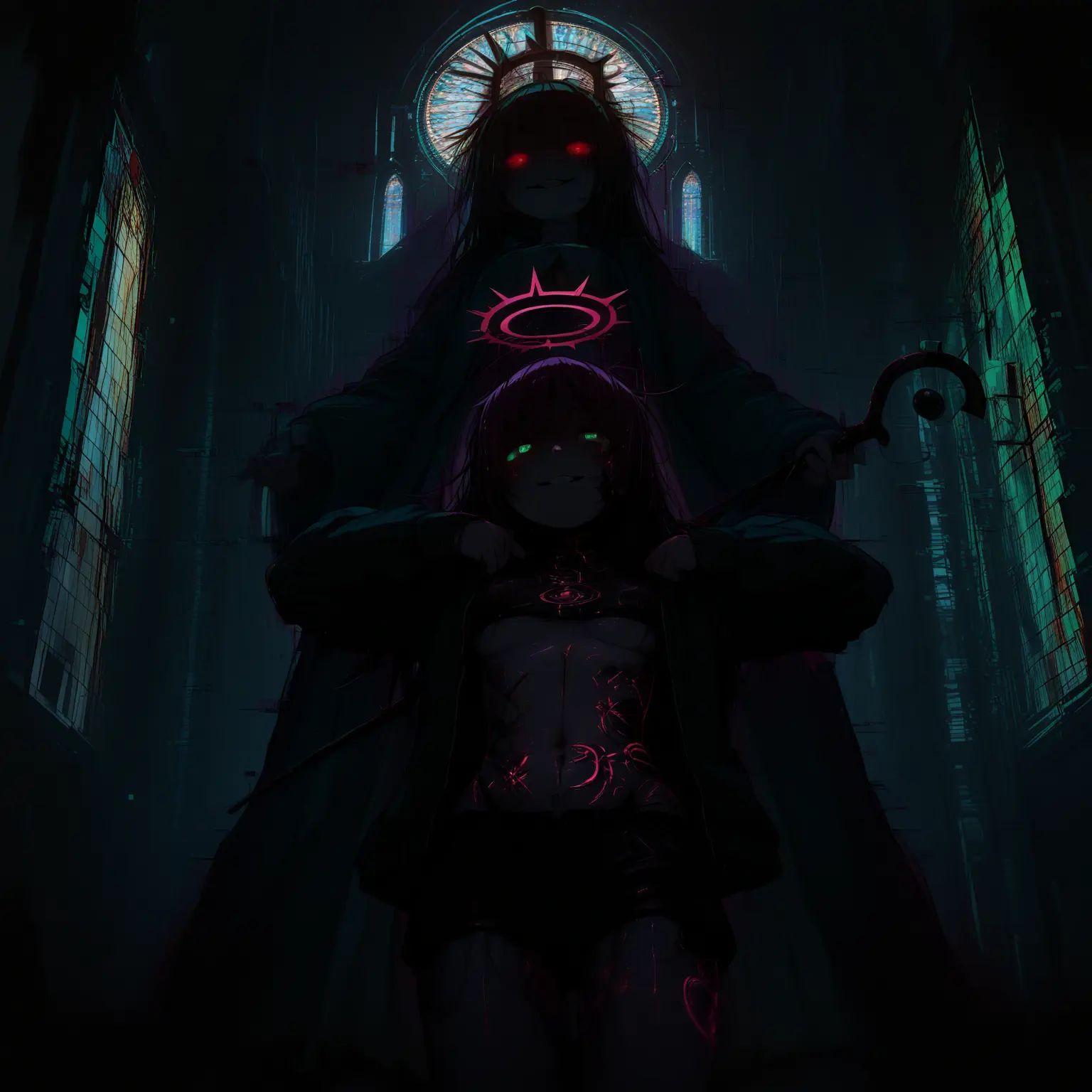 anime,  1girl,  medium breasts on Tensor.Art
